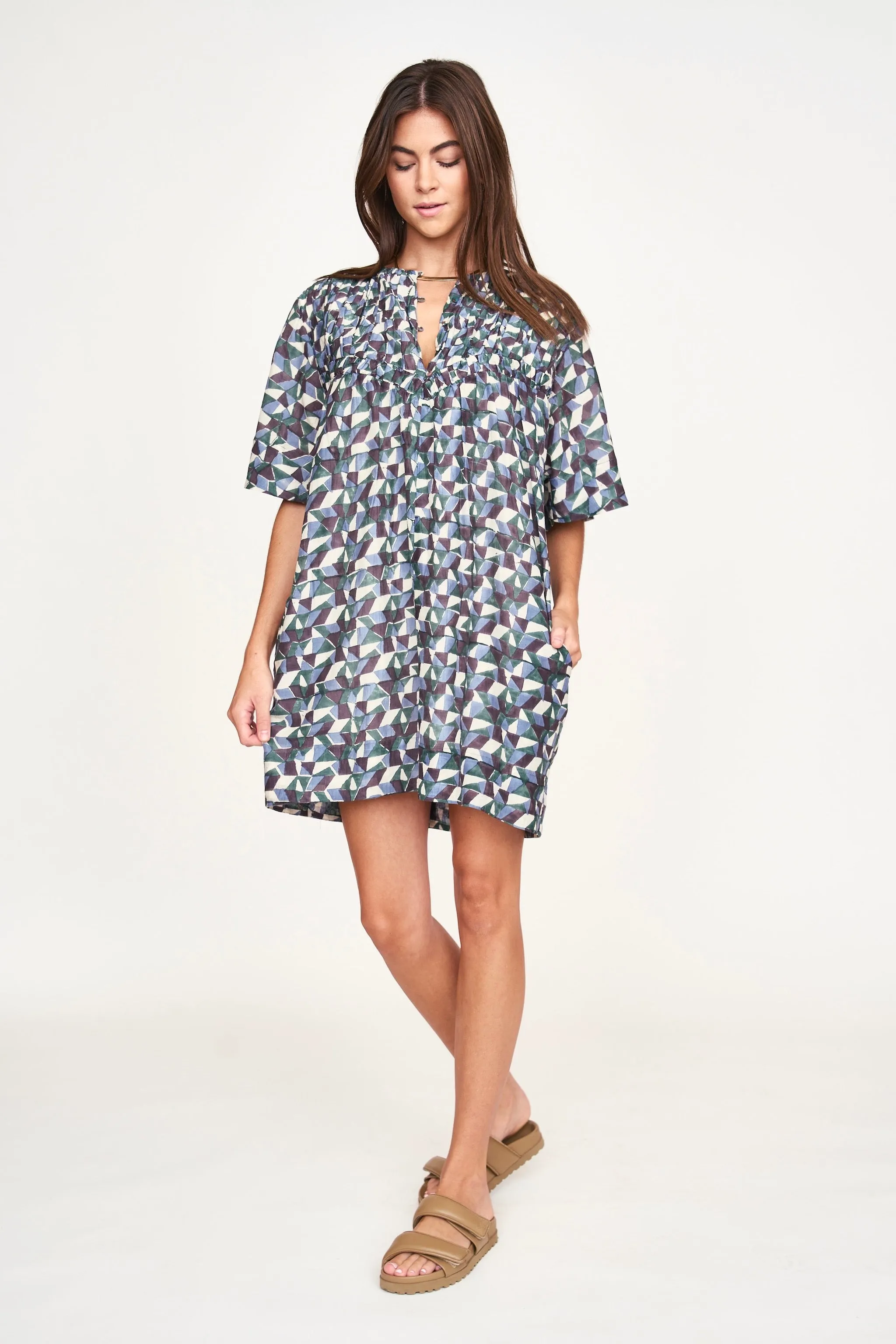 Marrakesh Dress in Seaglass in Aegean sold by Mirth product image thumbnail 3