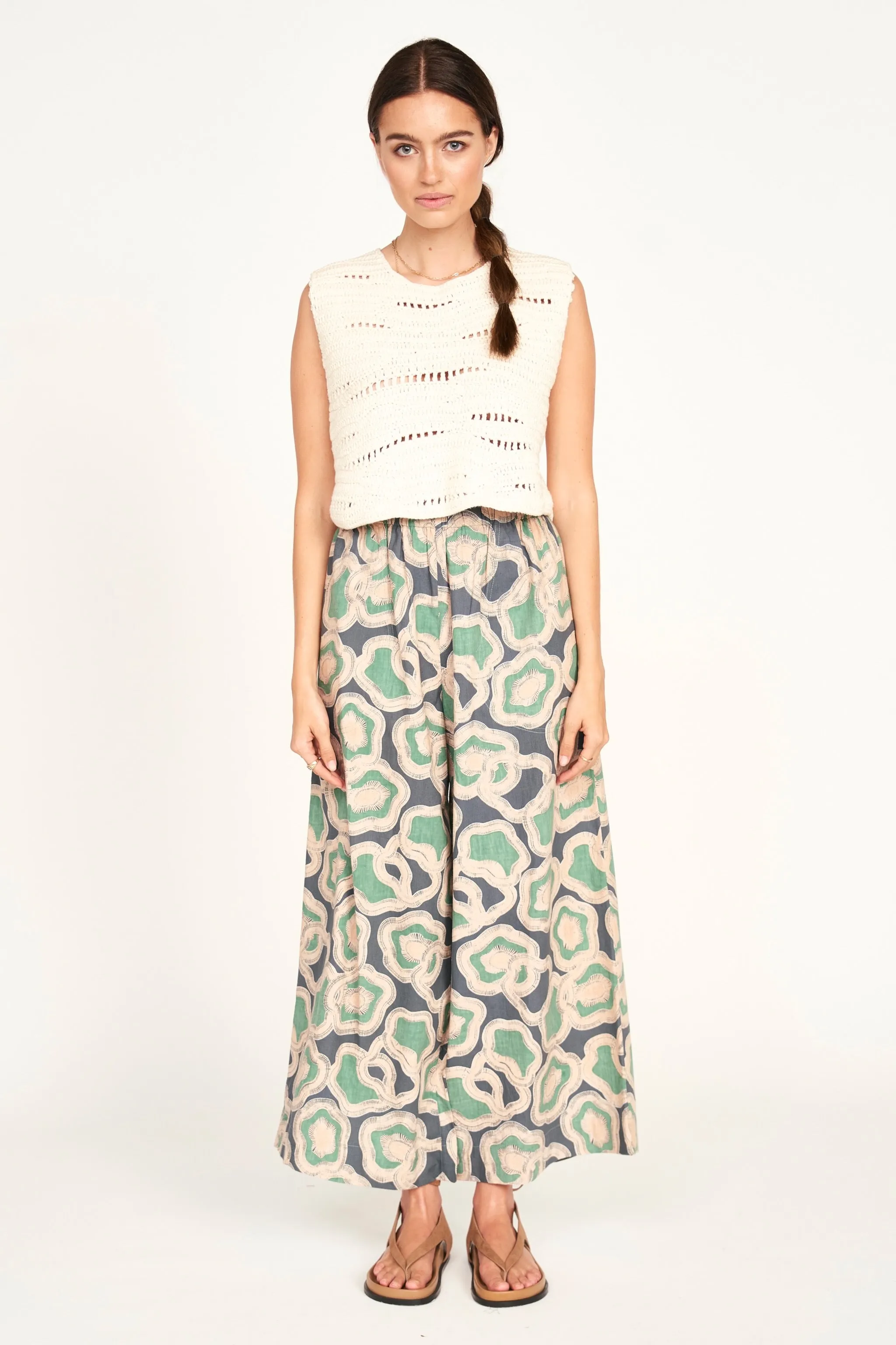 Mirth Pant in Marine Puddles sold by Mirth