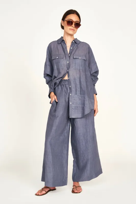 Mirth Pant in Pond sold by Mirth