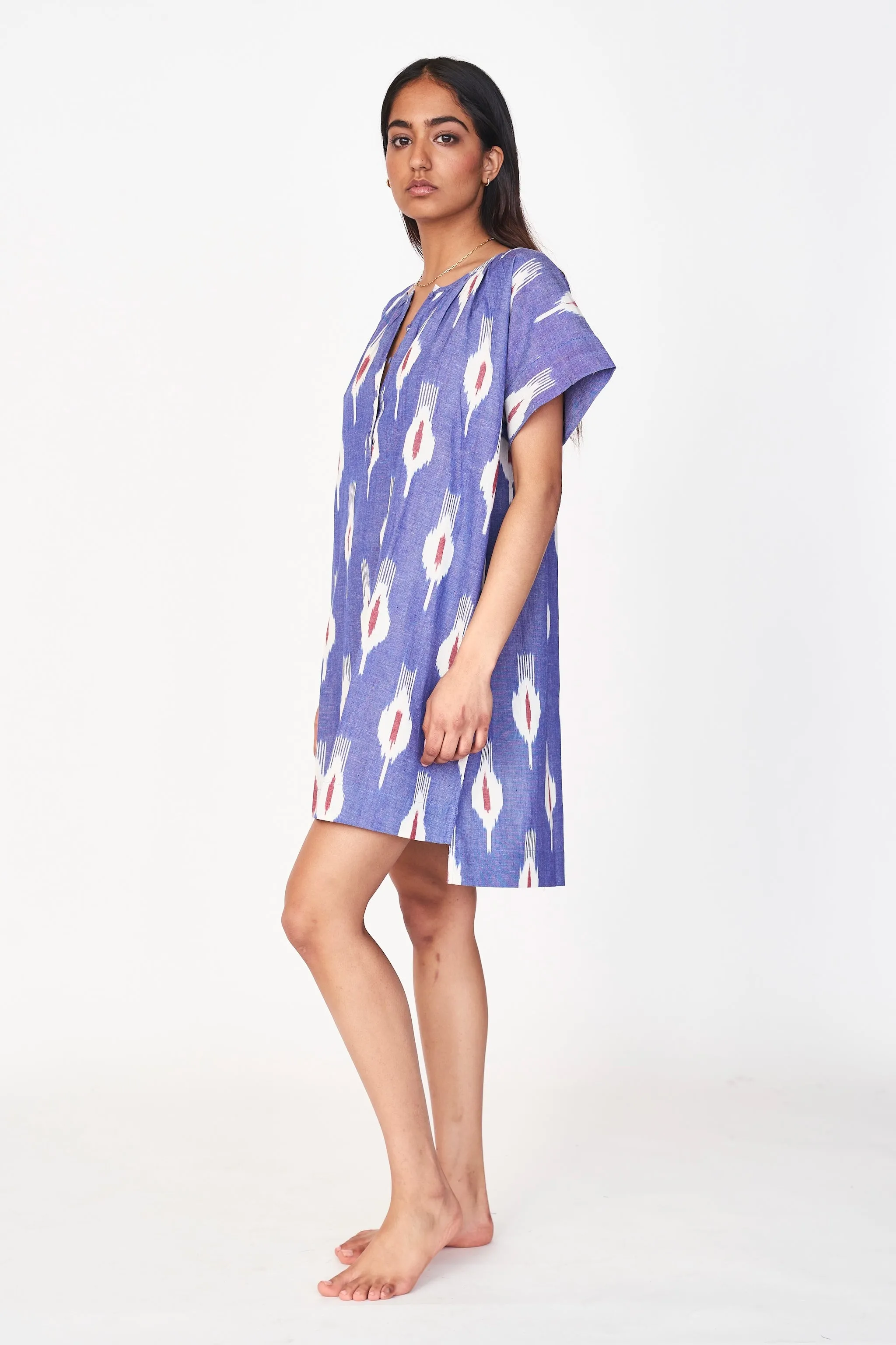Night Dress in Nautical Ikat sold by Mirth product image thumbnail 4