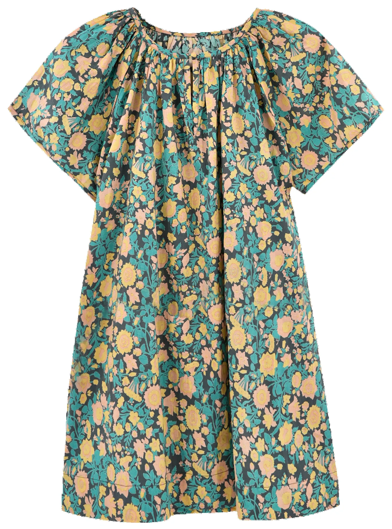 Night Dress in Onyx Bloom sold by Mirth product image thumbnail 5