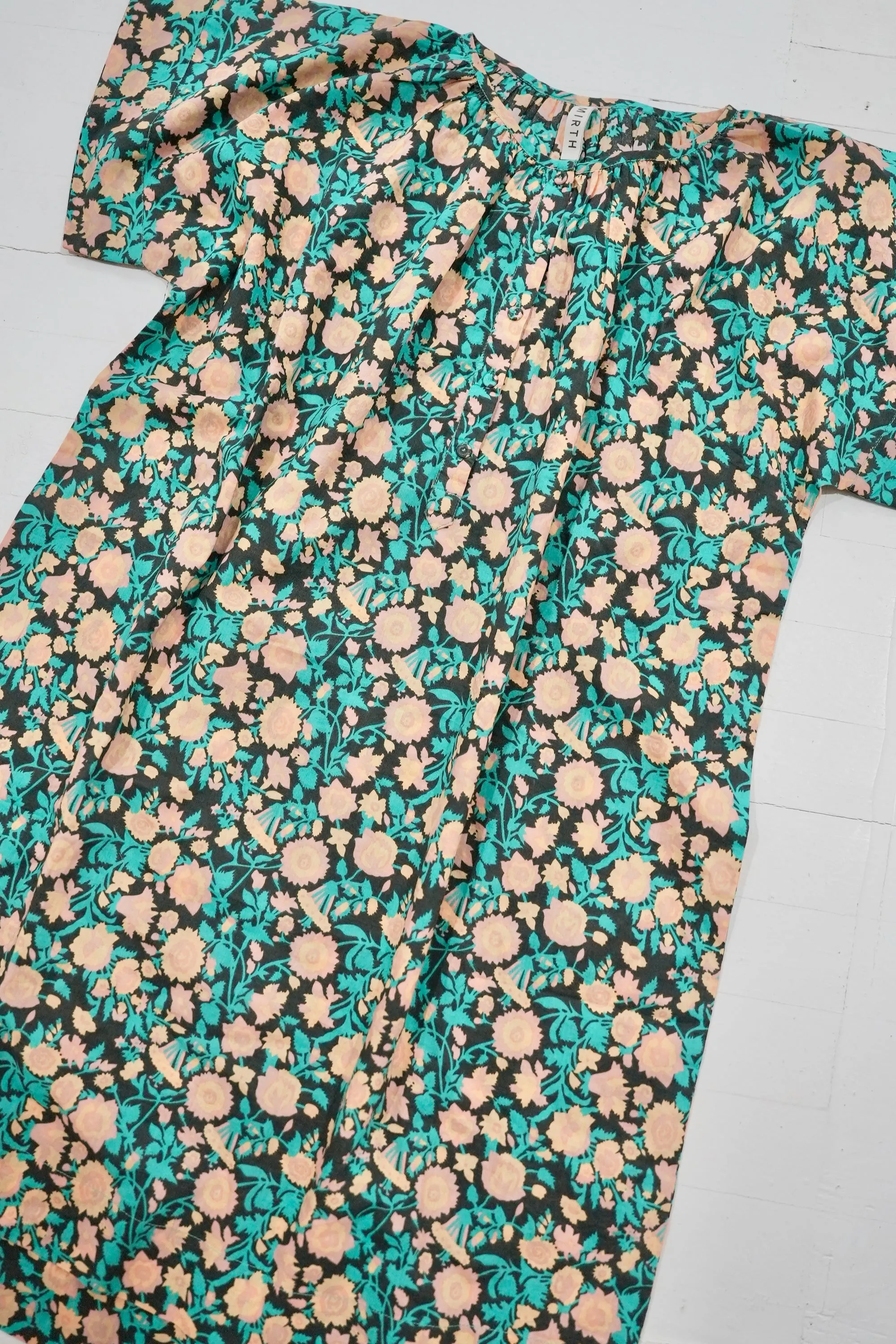 Night Dress in Onyx Bloom sold by Mirth product image thumbnail 3