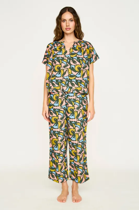 Pajama Pant Set in Guppy sold by Mirth