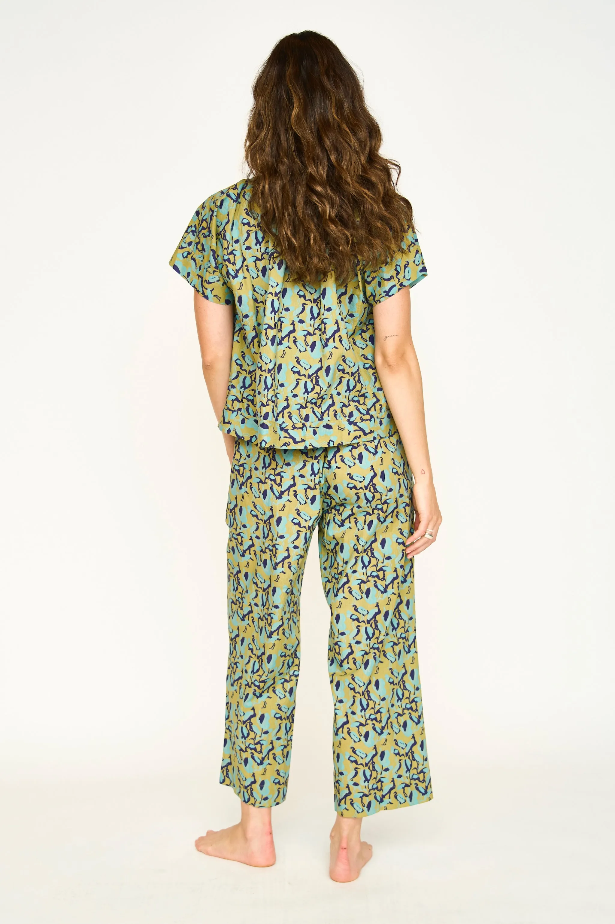Pajama Pant Set in Seagull sold by Mirth product image thumbnail 4