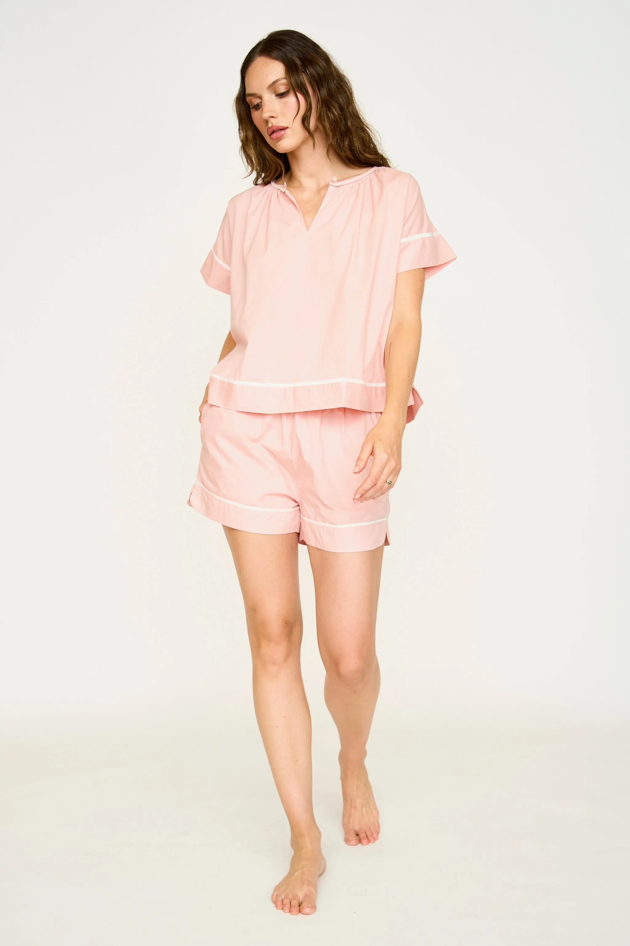 Pajama Short Set in Conch sold by Mirth product image thumbnail 5
