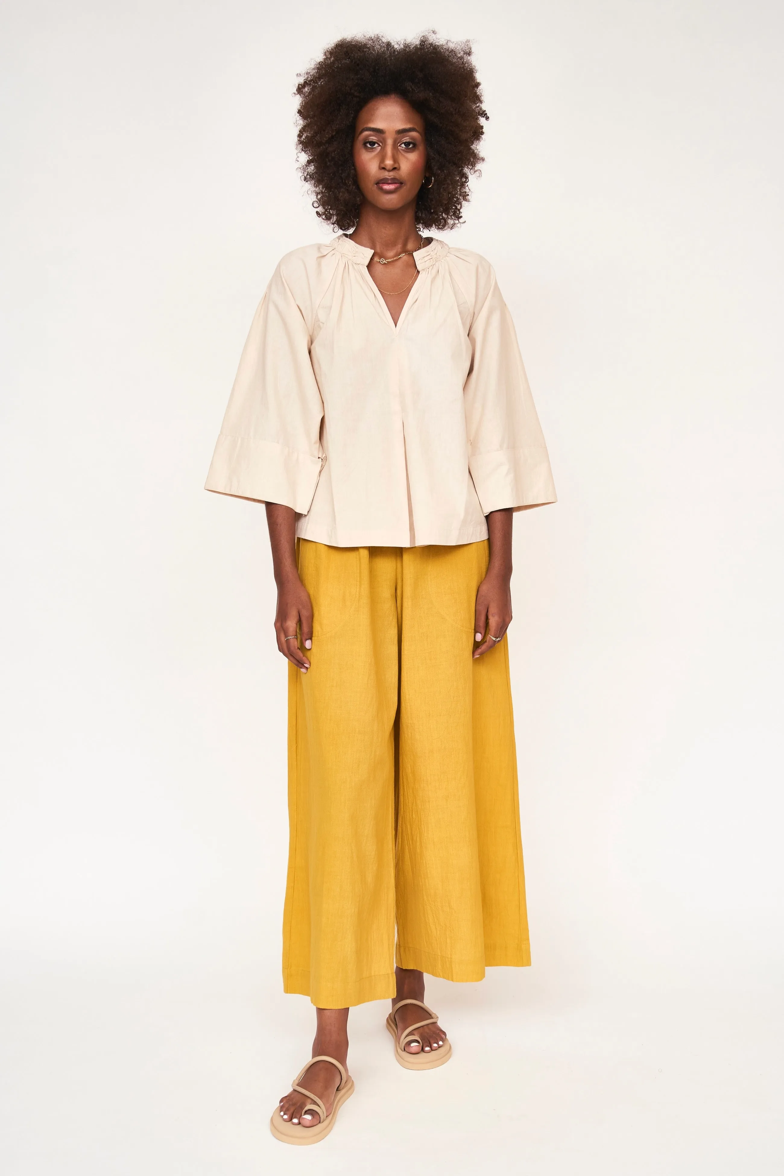 Palm Springs Top in Parchment sold by Mirth