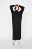 Pichu Pichu Sweater Dress in Black sold by Mirth