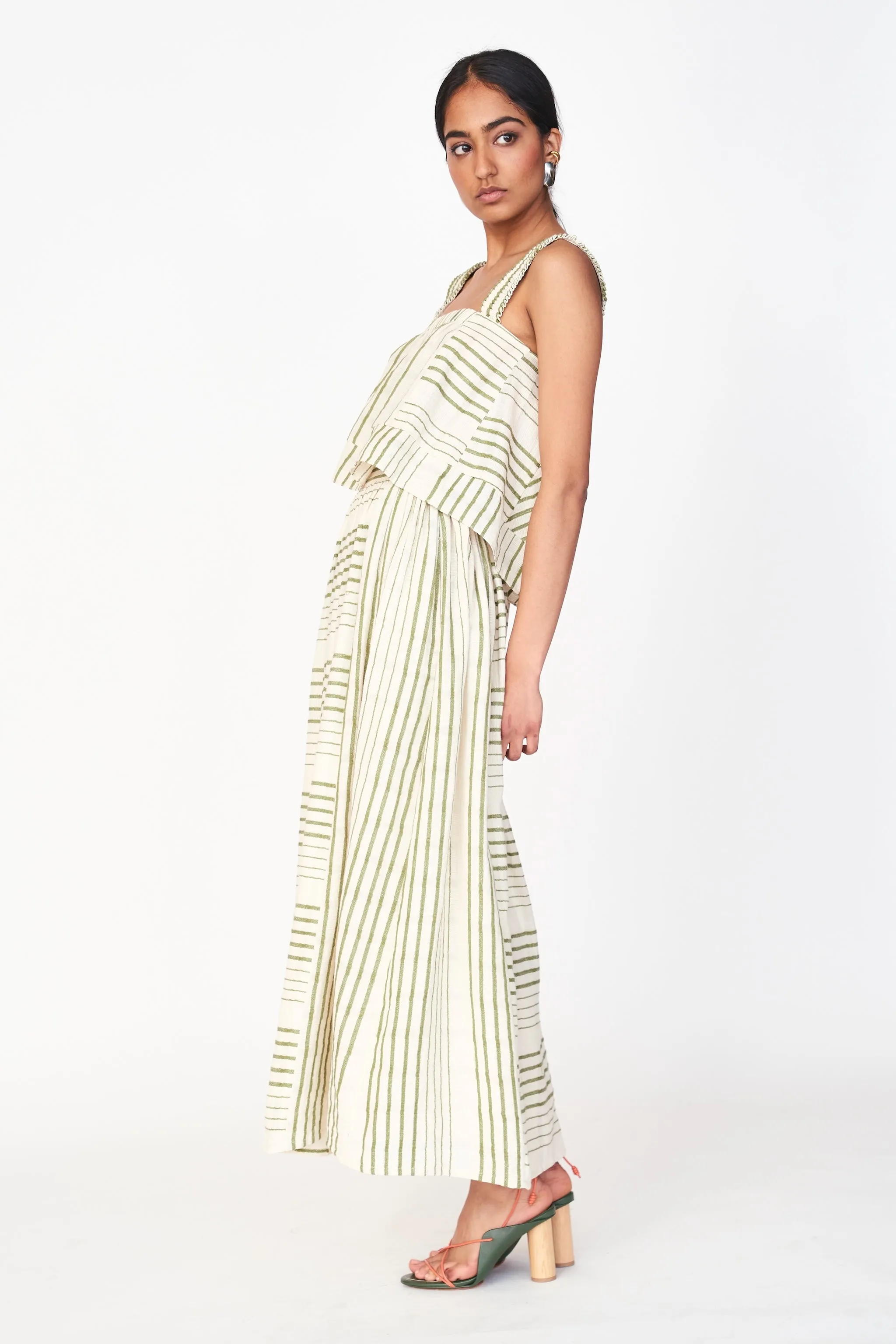 Praiano Skirt in Garden Stripe sold by Mirth product image thumbnail 4