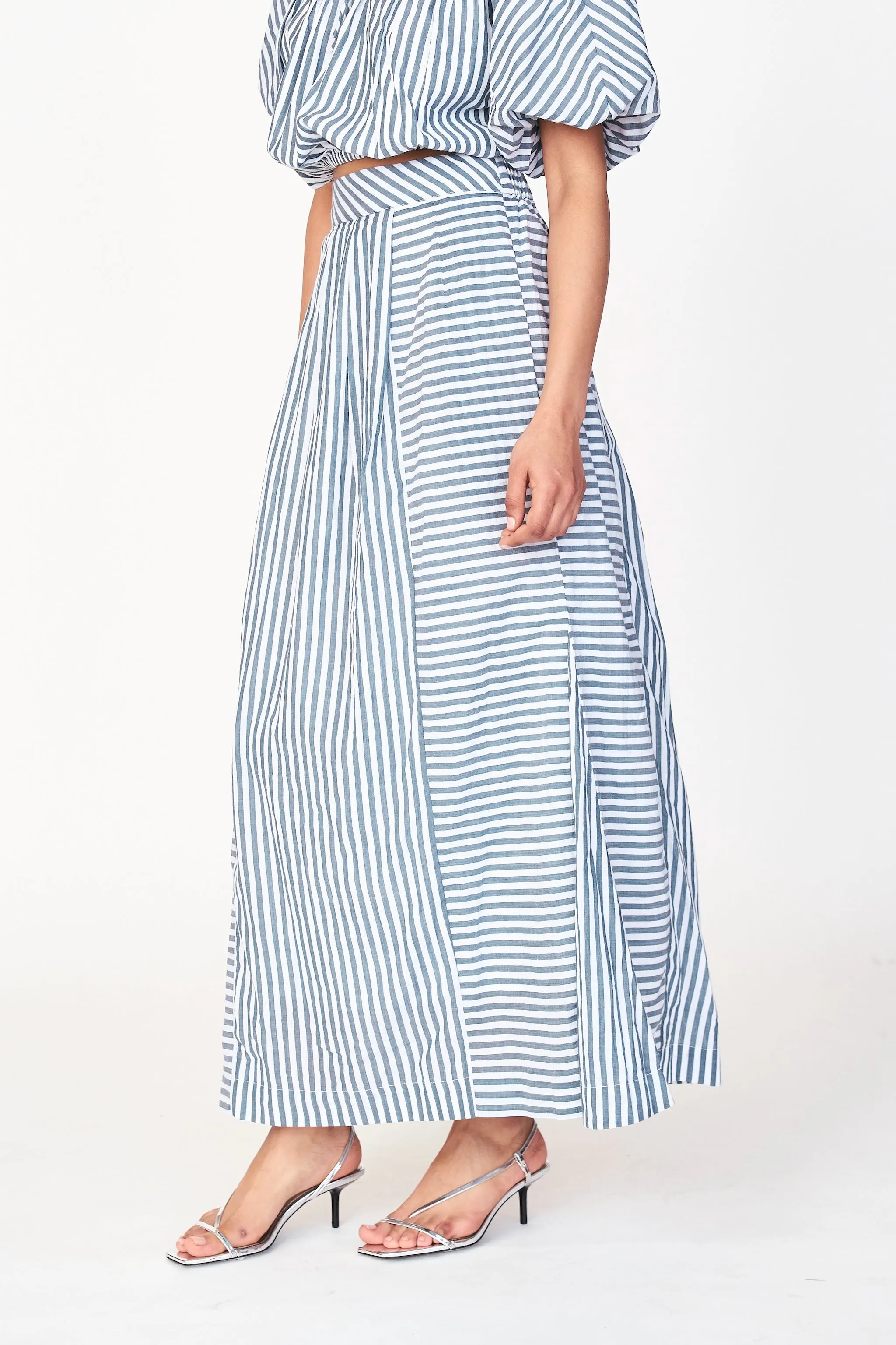Praiano Skirt in Ocean Stripe sold by Mirth product image thumbnail 3