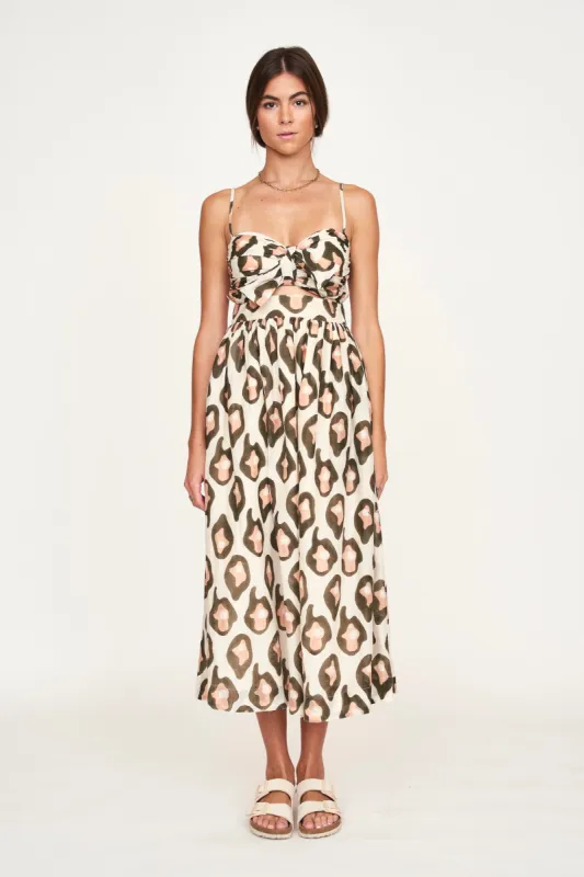 Providence Dress in Oyster Print sold by Mirth