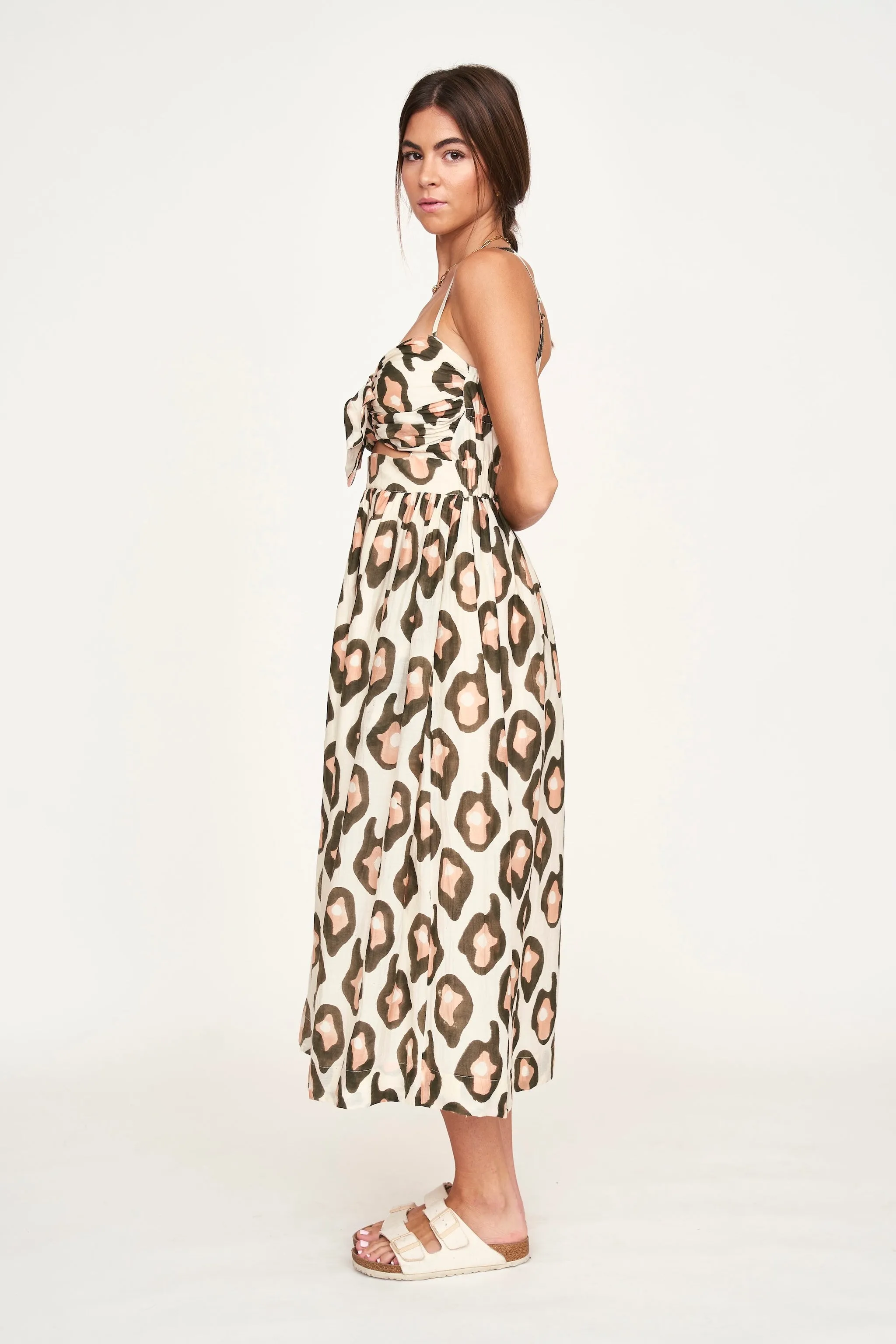 Providence Dress in Oyster Print sold by Mirth product image thumbnail 5