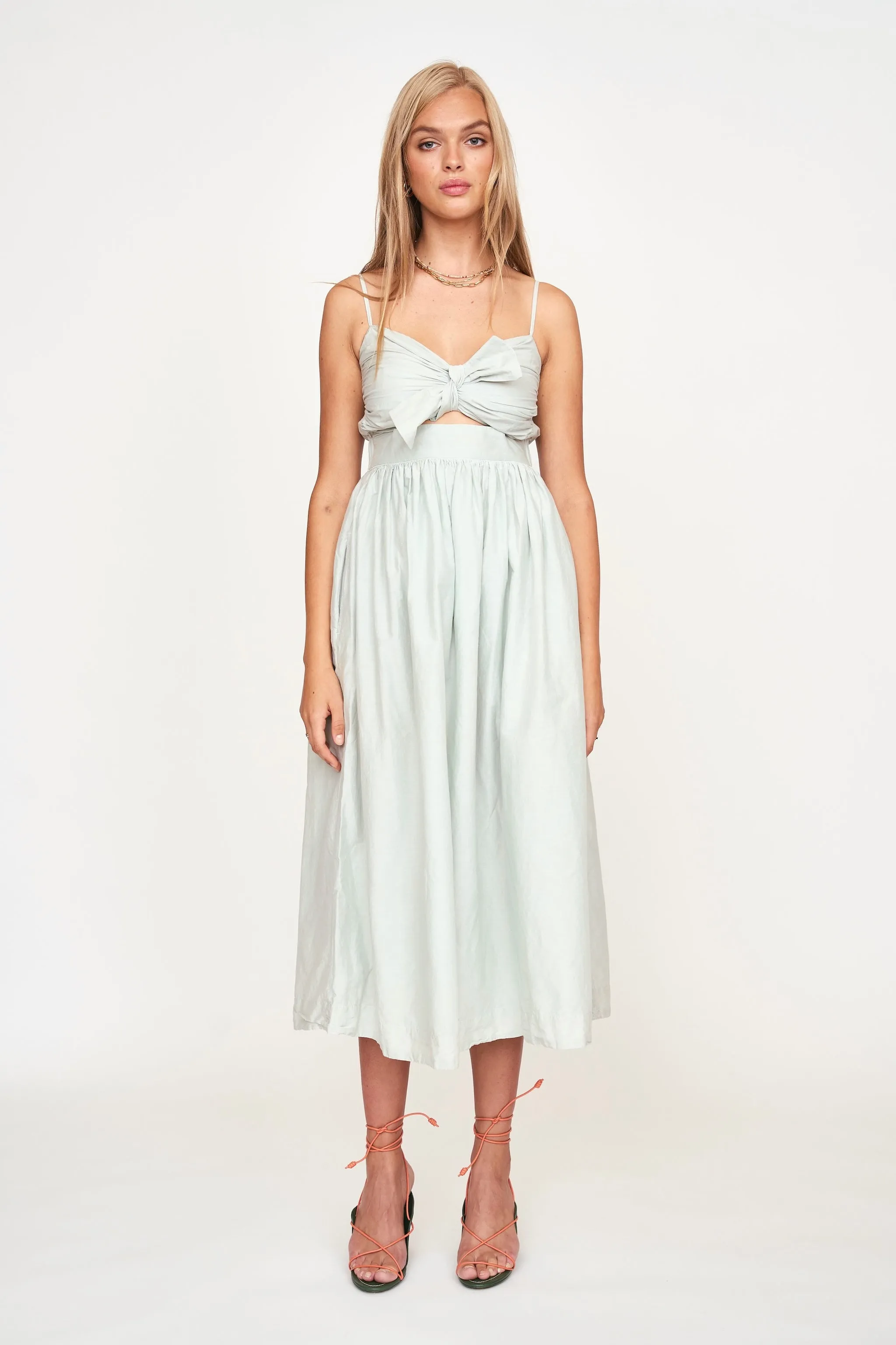 Providence Dress in Powder sold by Mirth