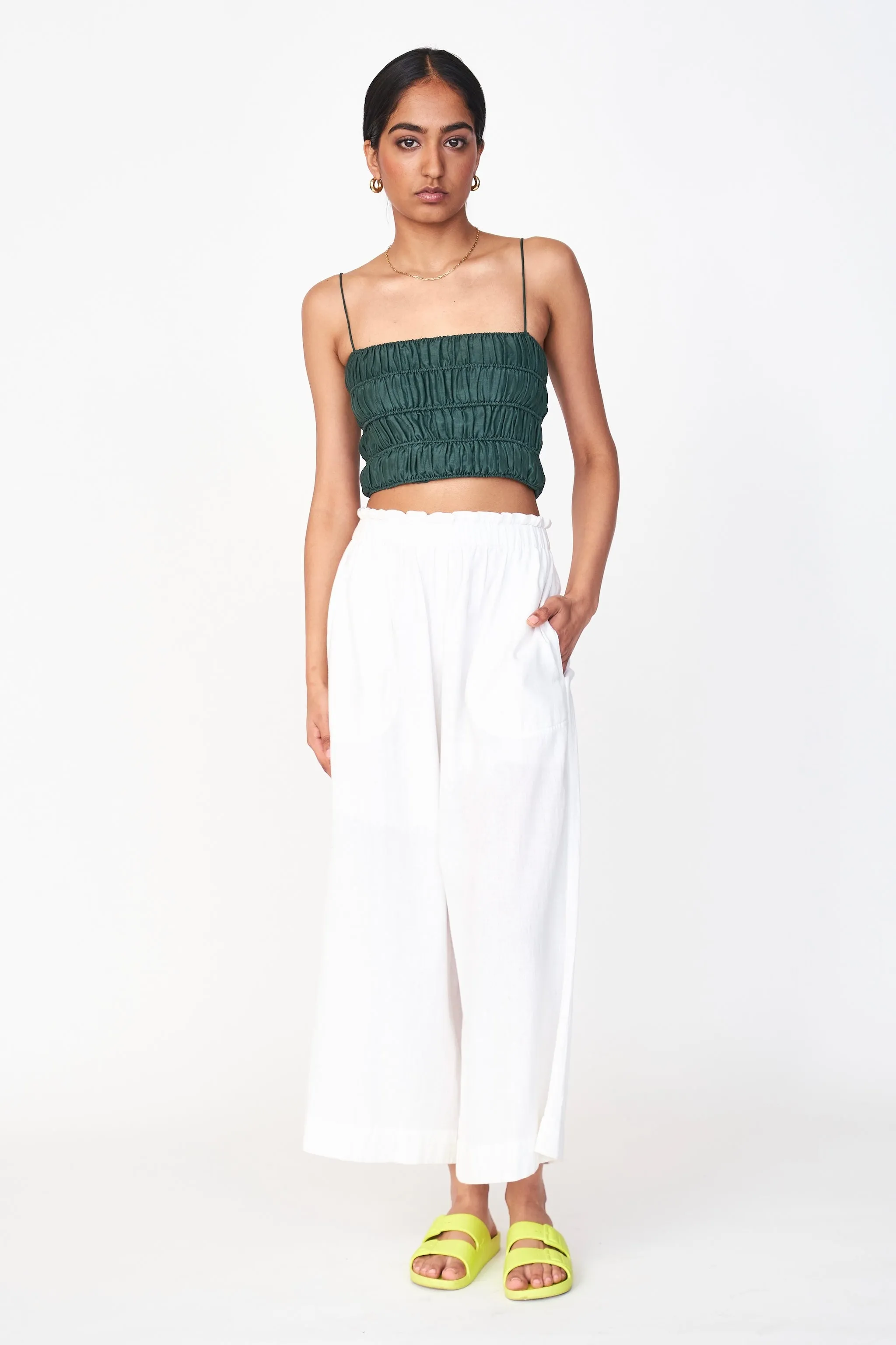 Puglia Top in Palm sold by Mirth