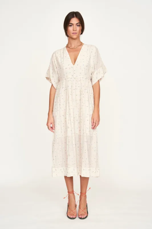 Sonoma Dress in Confetti Jamdani made by Mirth