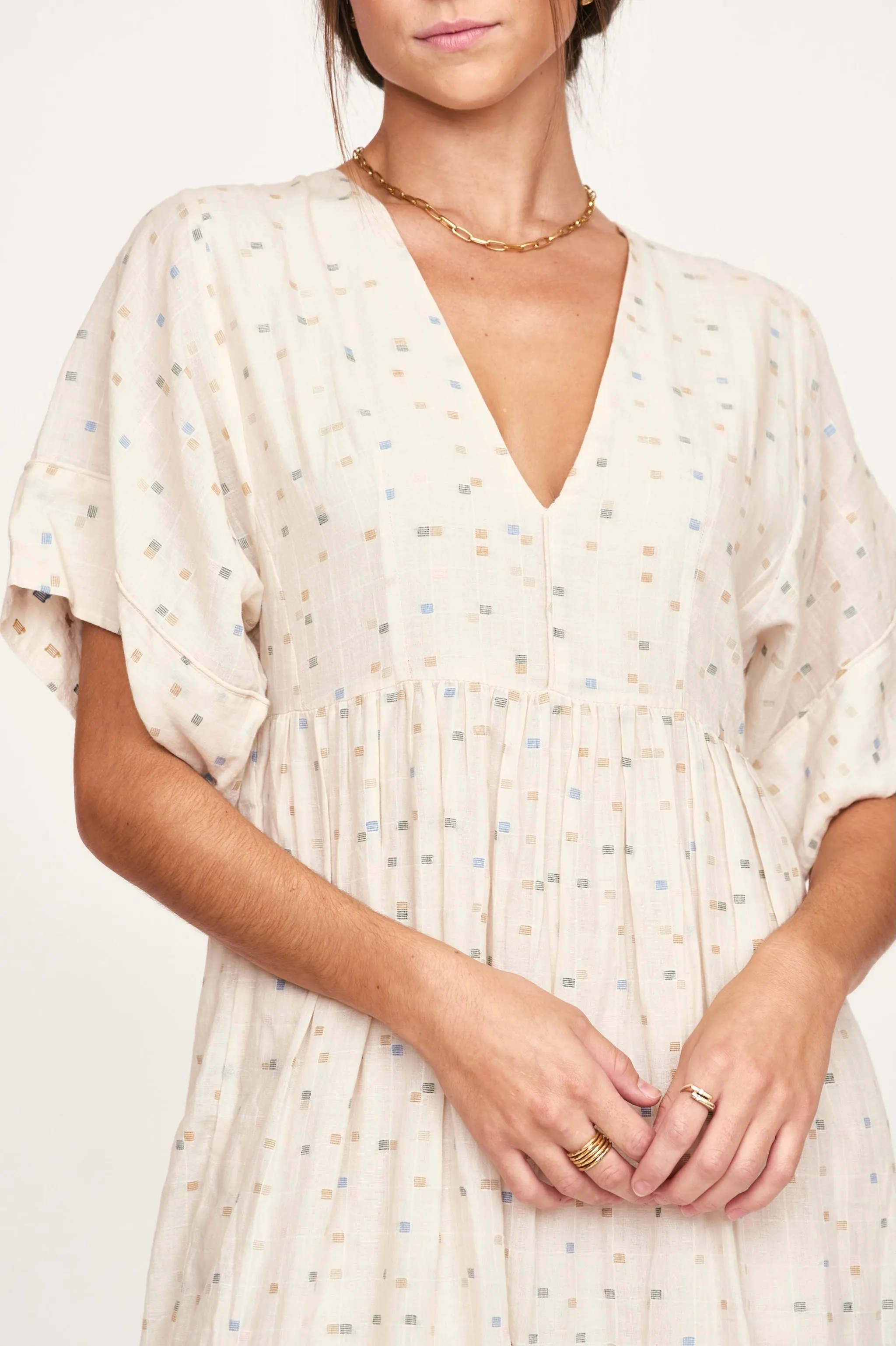 Sonoma Dress in Confetti Jamdani sold by Mirth product image thumbnail 4