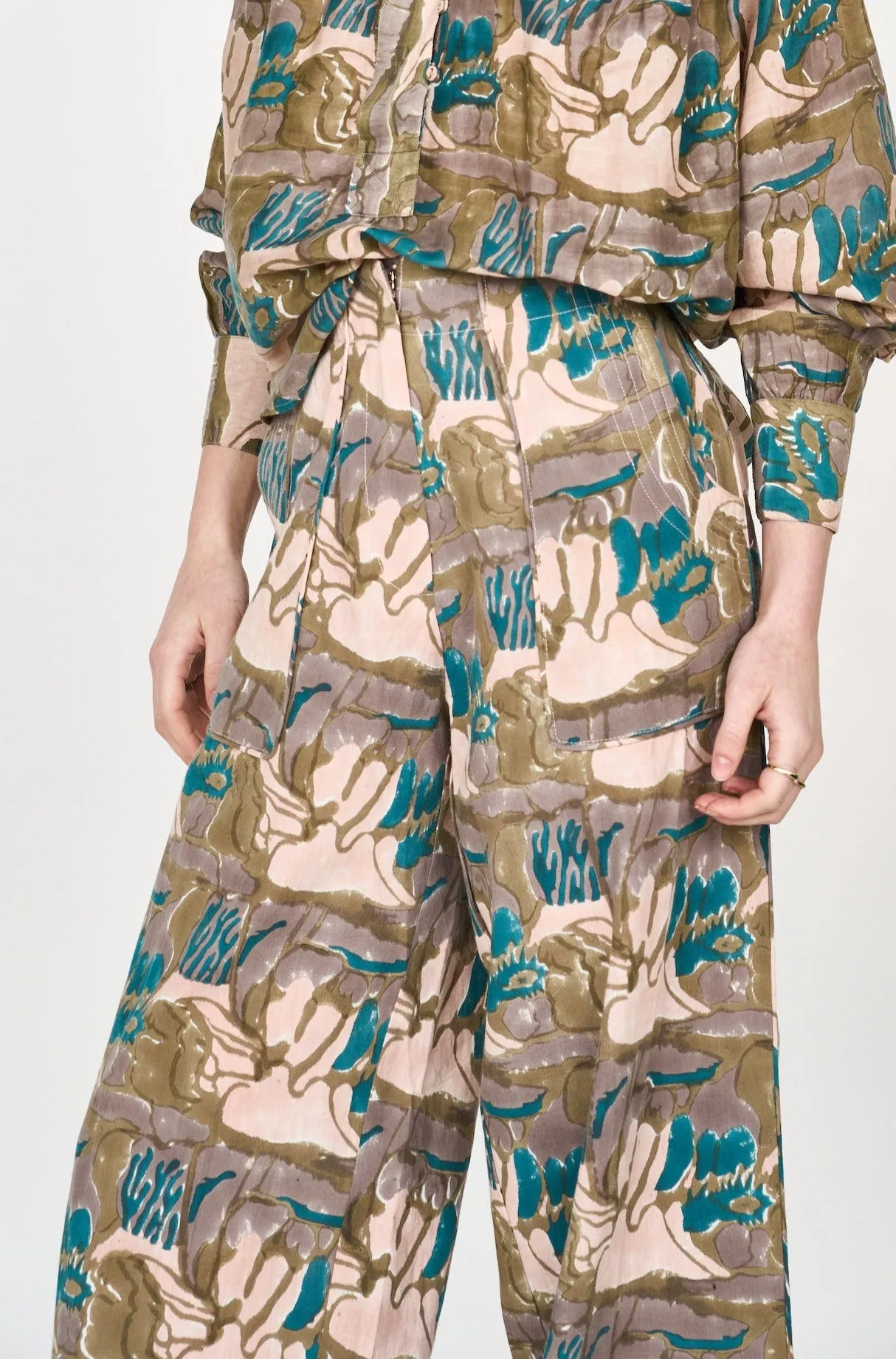 Tivot Pant in Moss Reef Print sold by Mirth product image thumbnail 2