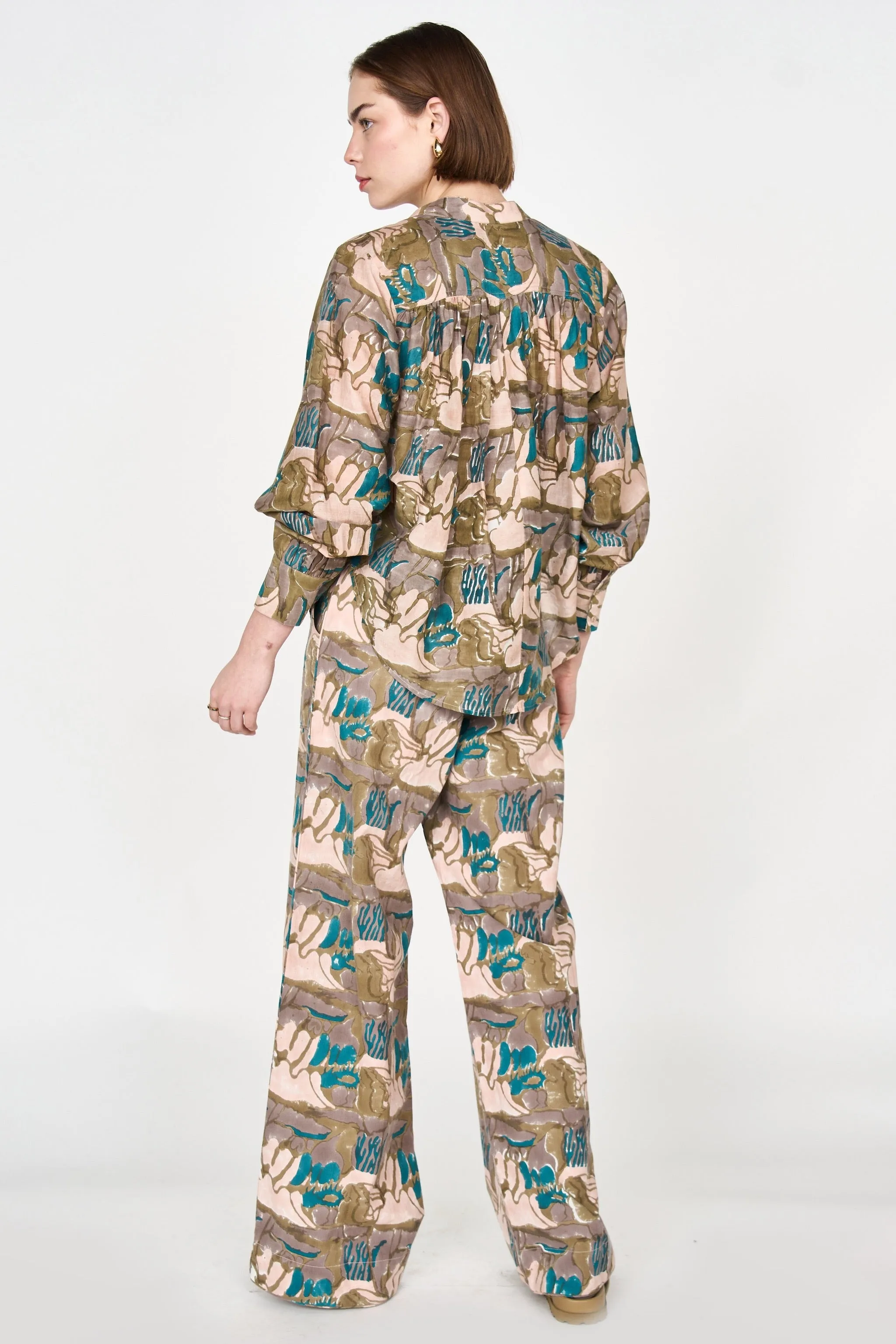 Tivot Pant in Moss Reef Print sold by Mirth product image thumbnail 5