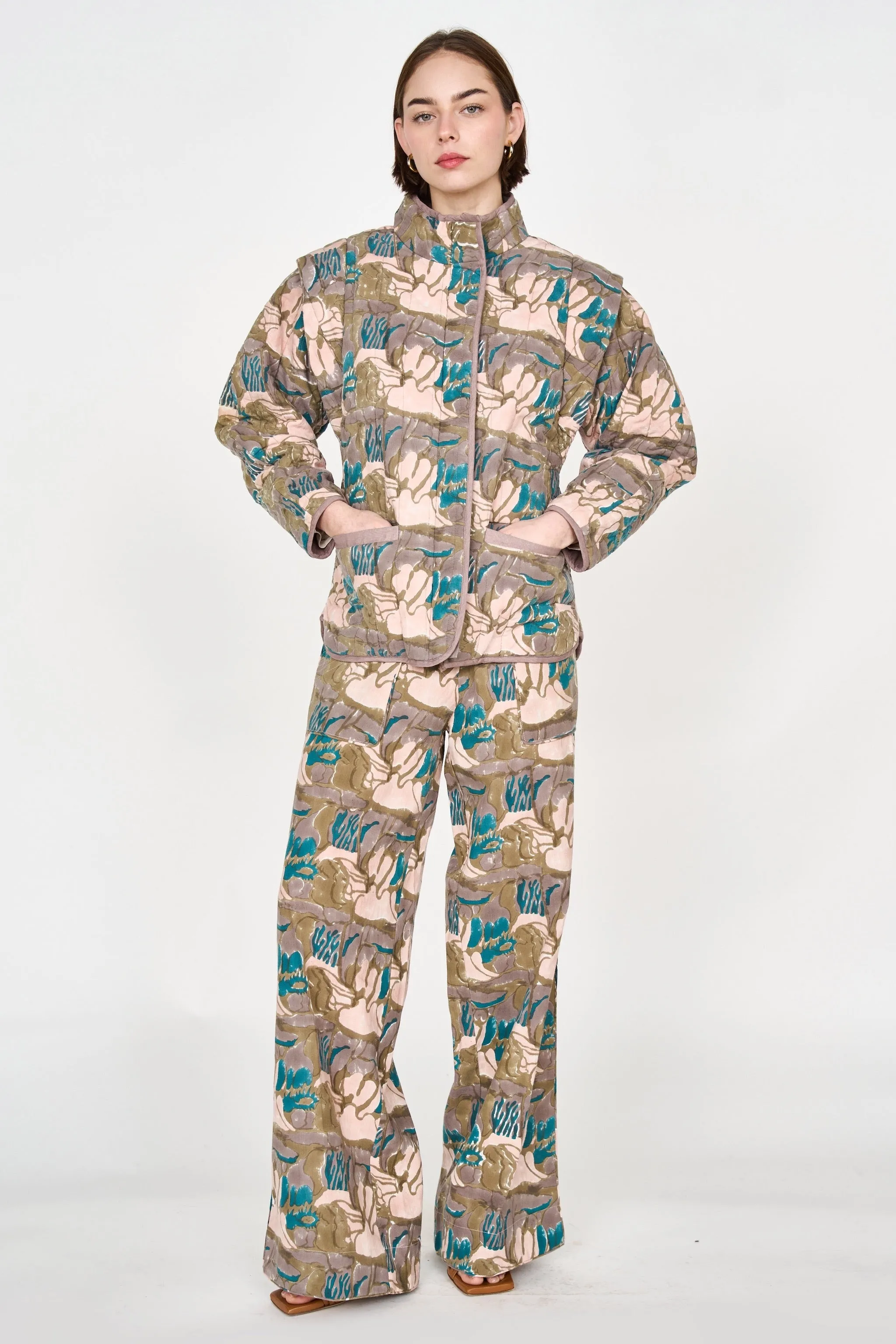 Tivot Pant in Moss Reef Print sold by Mirth product image thumbnail 3