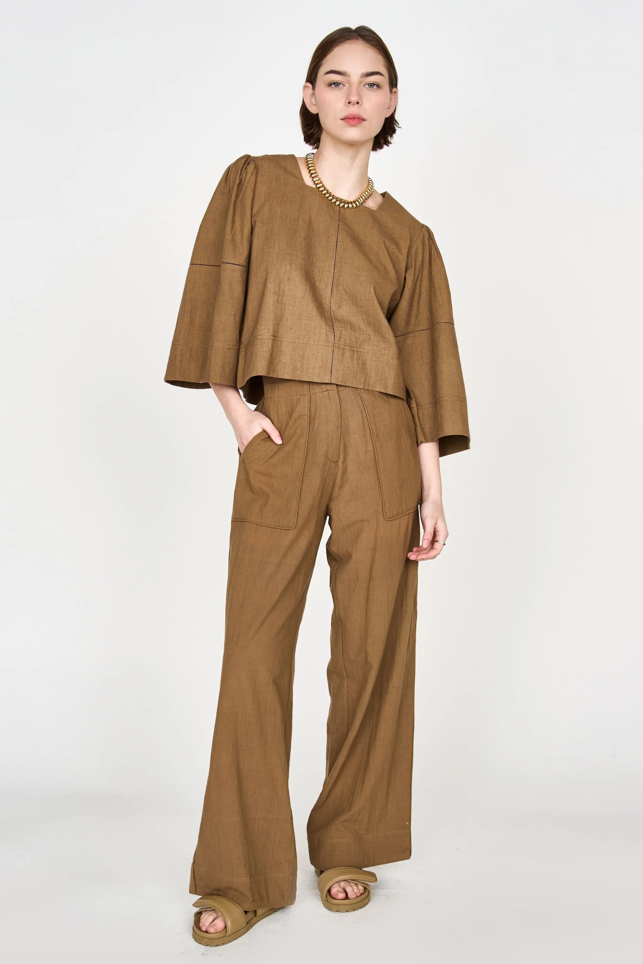 Tivot Pant in Tannin sold by Mirth product image thumbnail 5