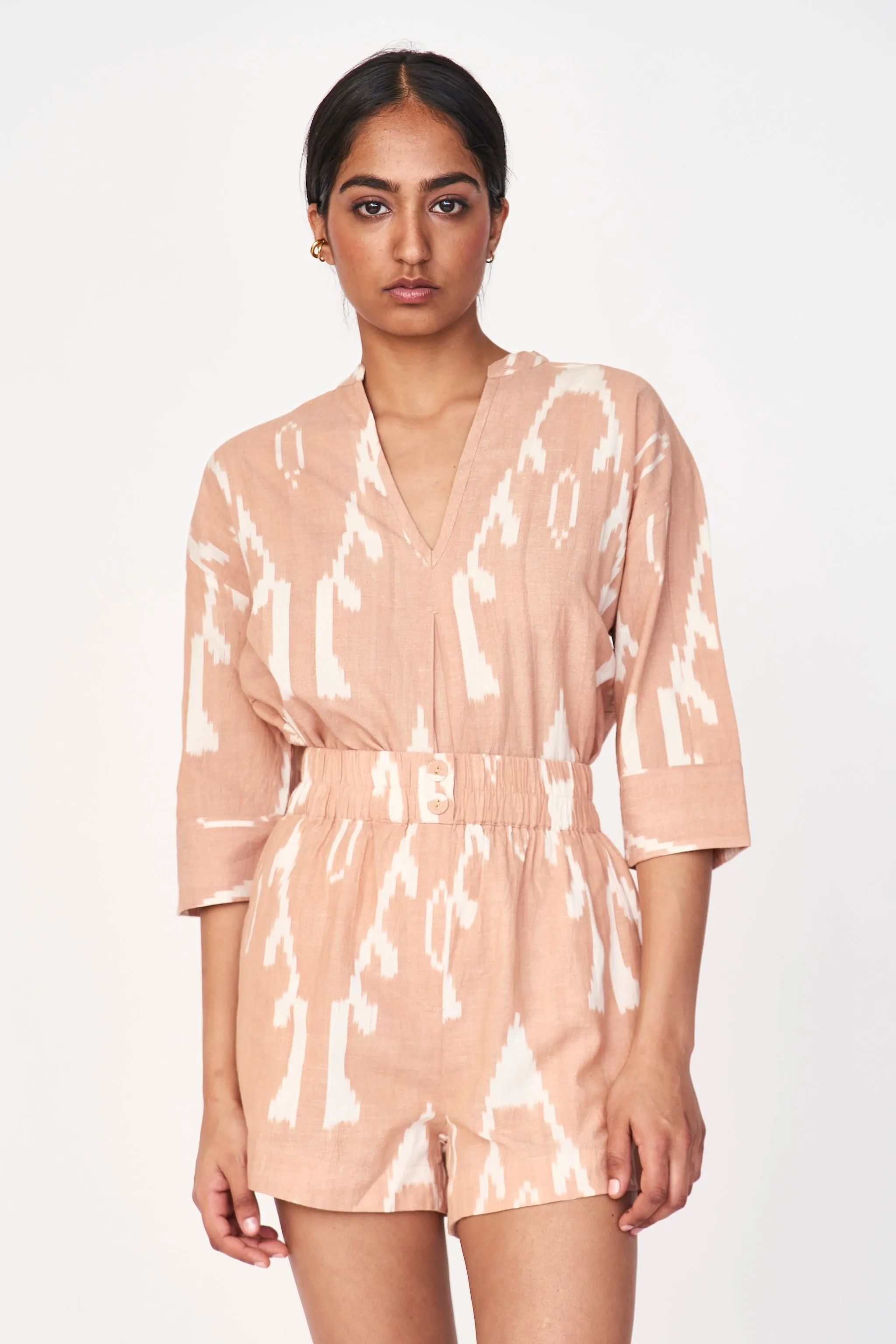 Track Shorts in Conch Ikat sold by Mirth product image thumbnail 4