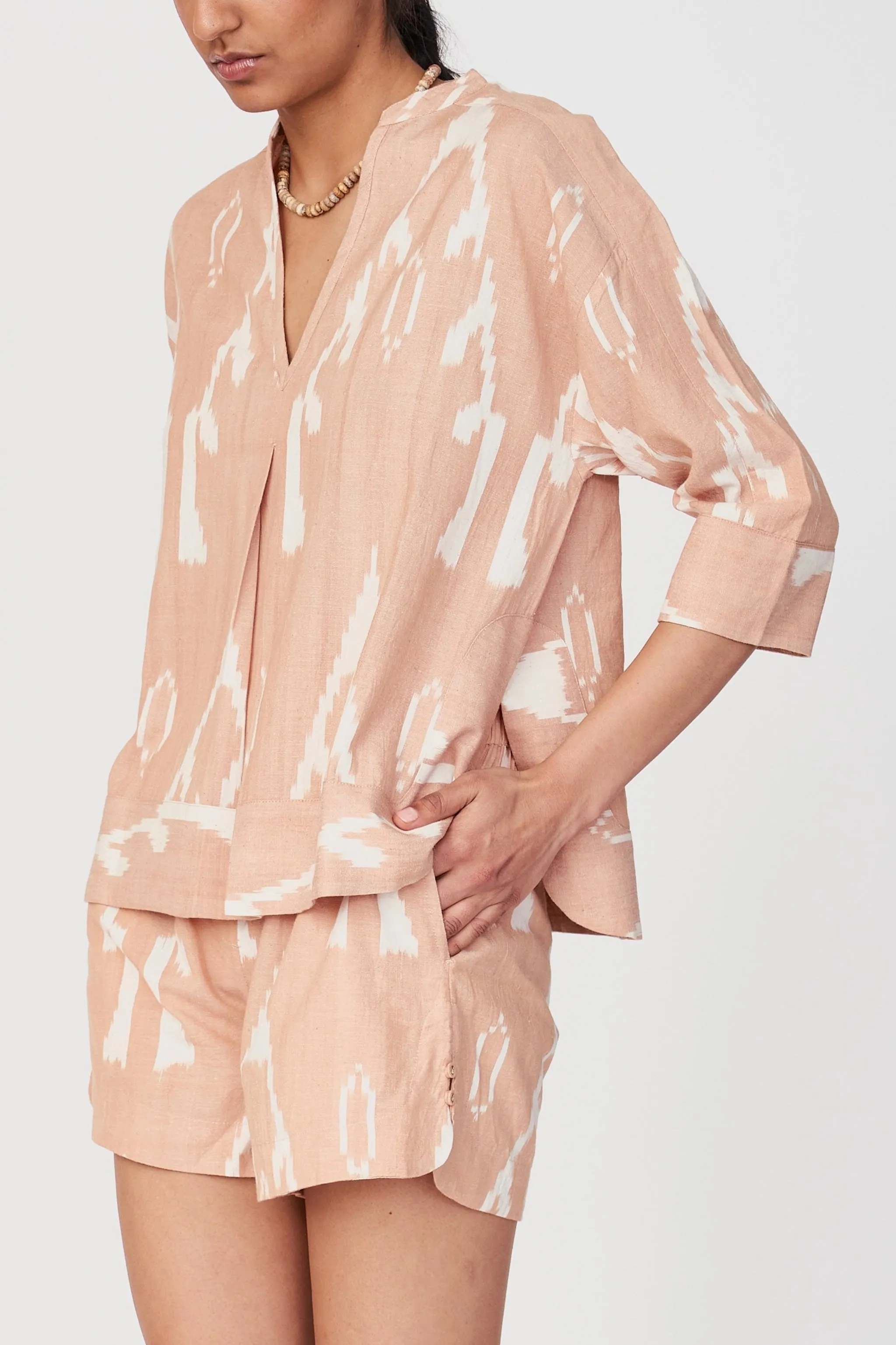 Track Shorts in Conch Ikat sold by Mirth product image thumbnail 2