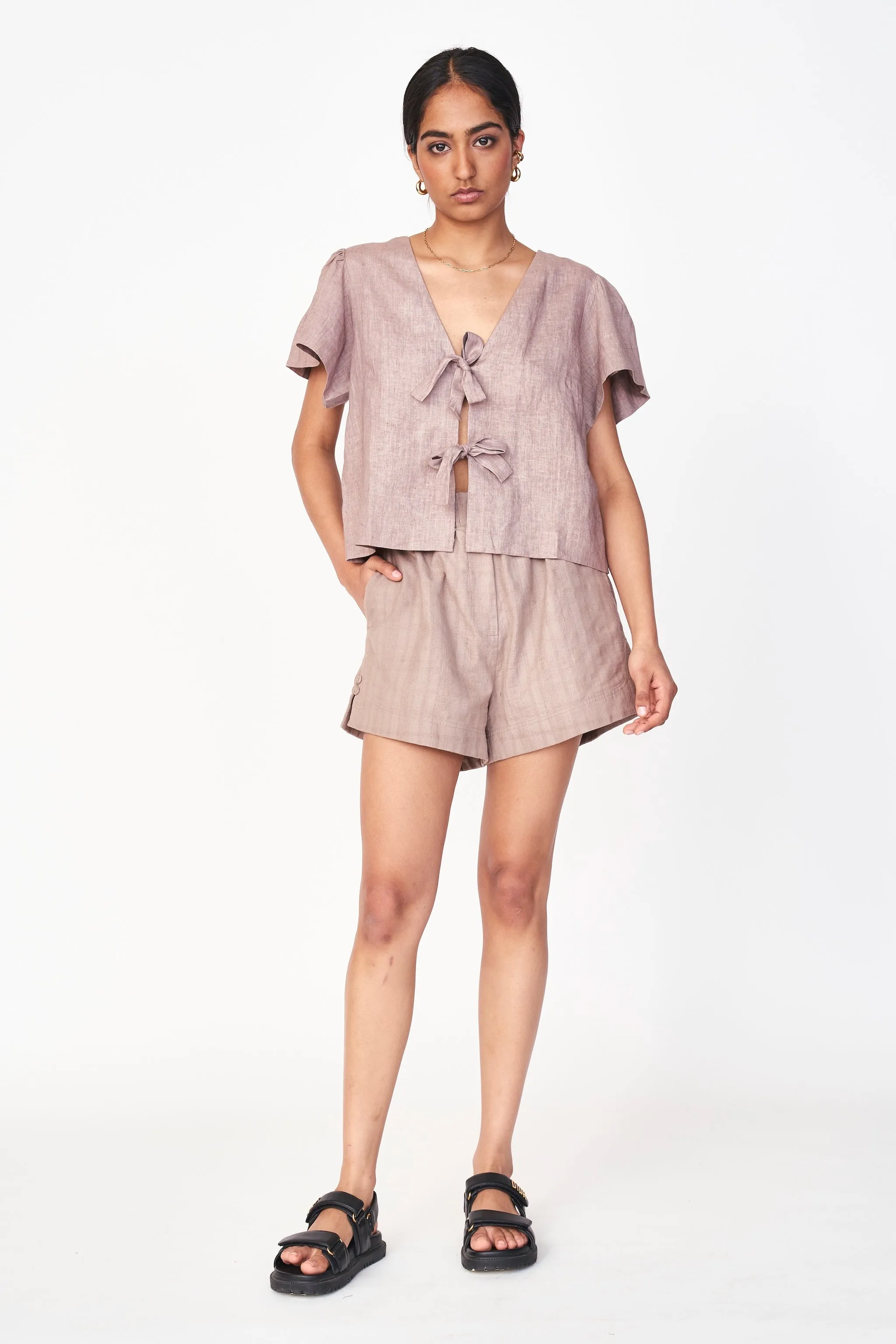 Track Short in Mushroom sold by Mirth product image thumbnail 3