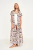 Vienna Maxi Dress in Reef in Shortcake sold by Mirth