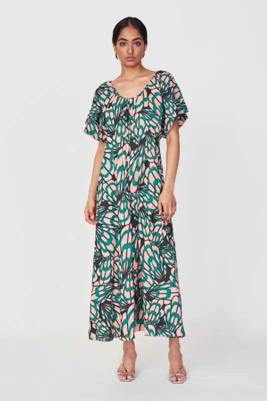 Wailea Dress in Paradise Shell sold by Mirth