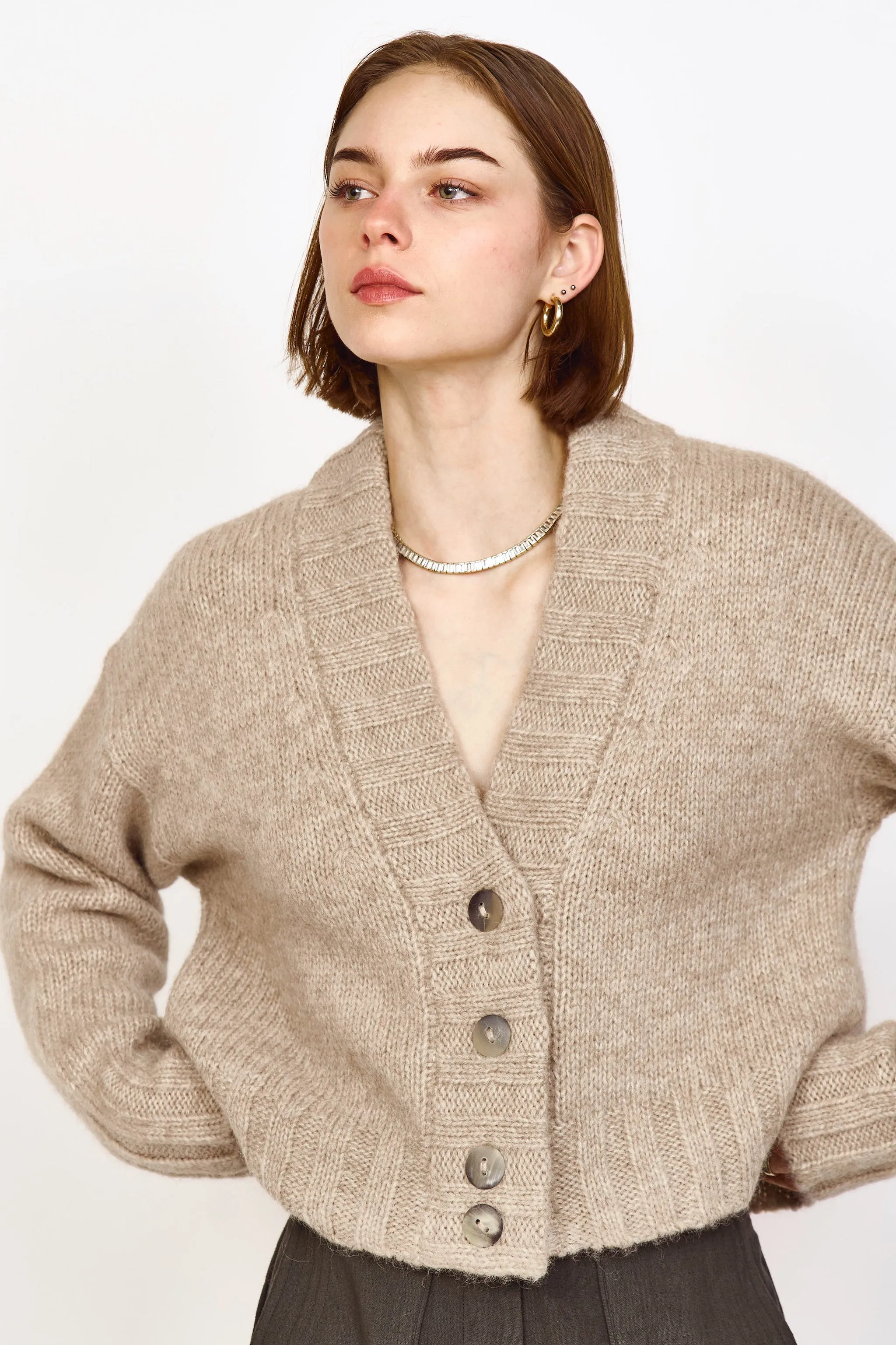 Wimberly Cardigan in Camel sold by Mirth product image thumbnail 3