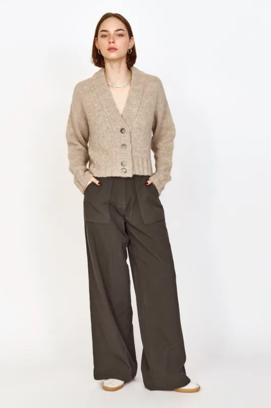 Wimberly Cardigan in Camel sold by Mirth