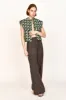 Windsor Vest in Olive Parquet sold by Mirth