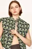 Windsor Vest in Olive Parquet sold by Mirth