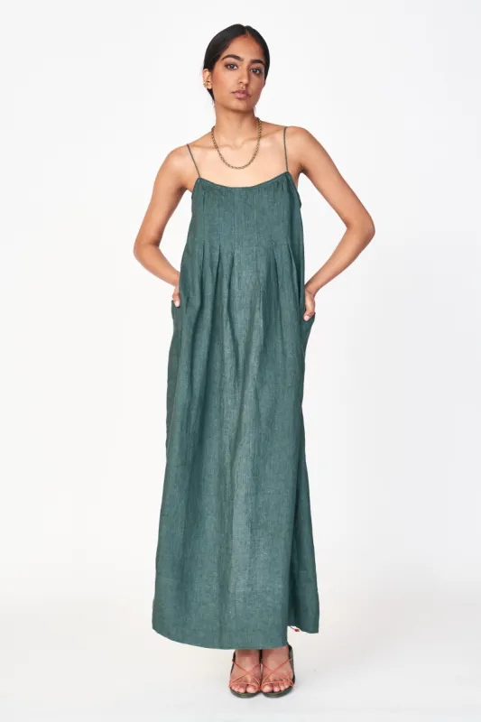 Zuma Dress in Palm sold by Mirth