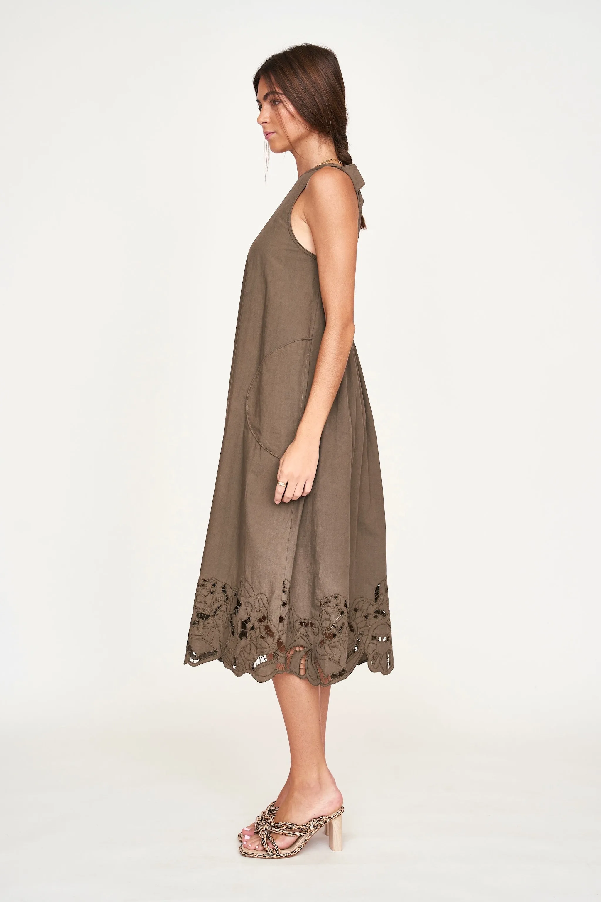 Ica Cutwork Dress in Branch sold by Mirth product image thumbnail 5