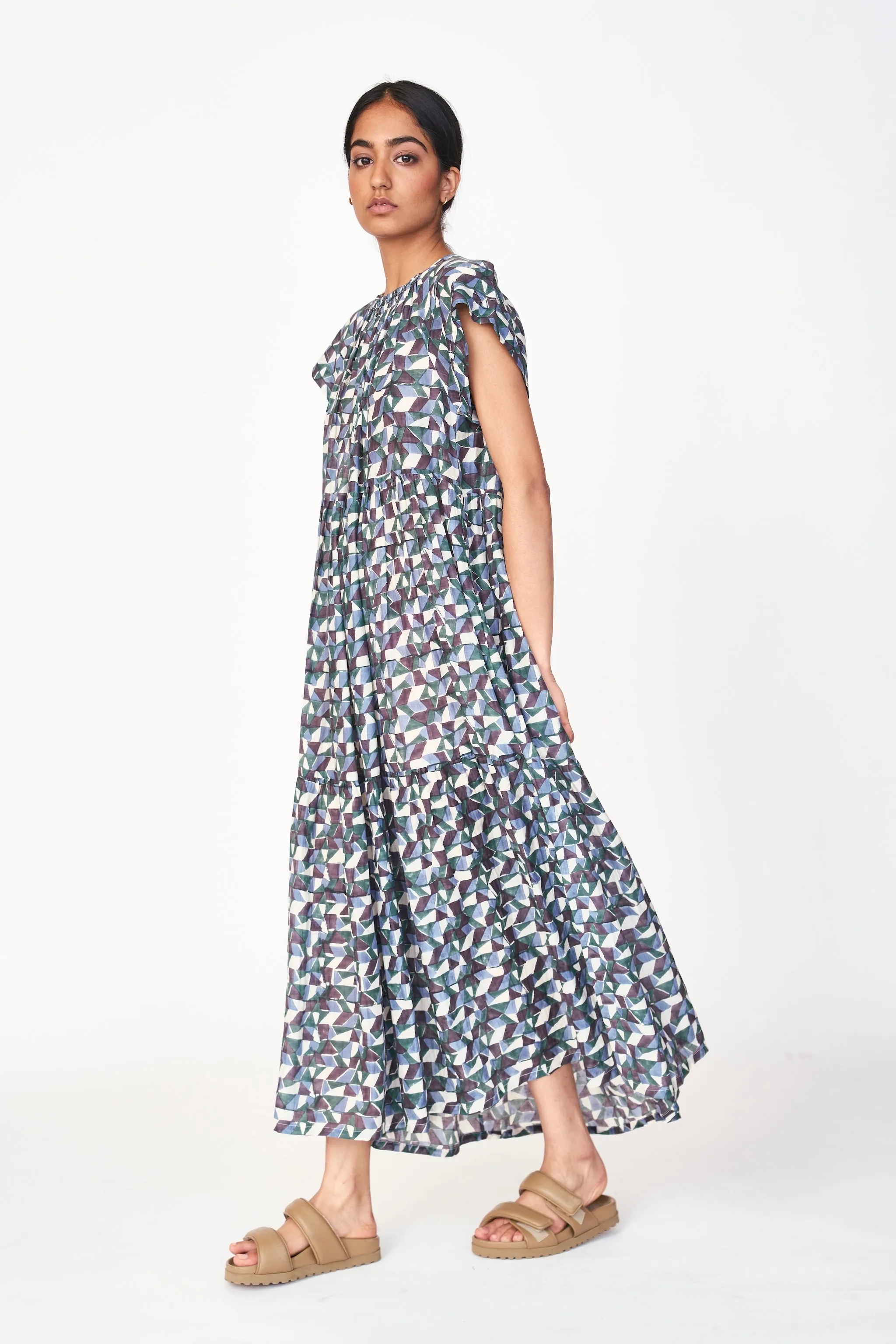 Vienna Maxi Dress in Seaglass in Aegean sold by Mirth product image thumbnail 4