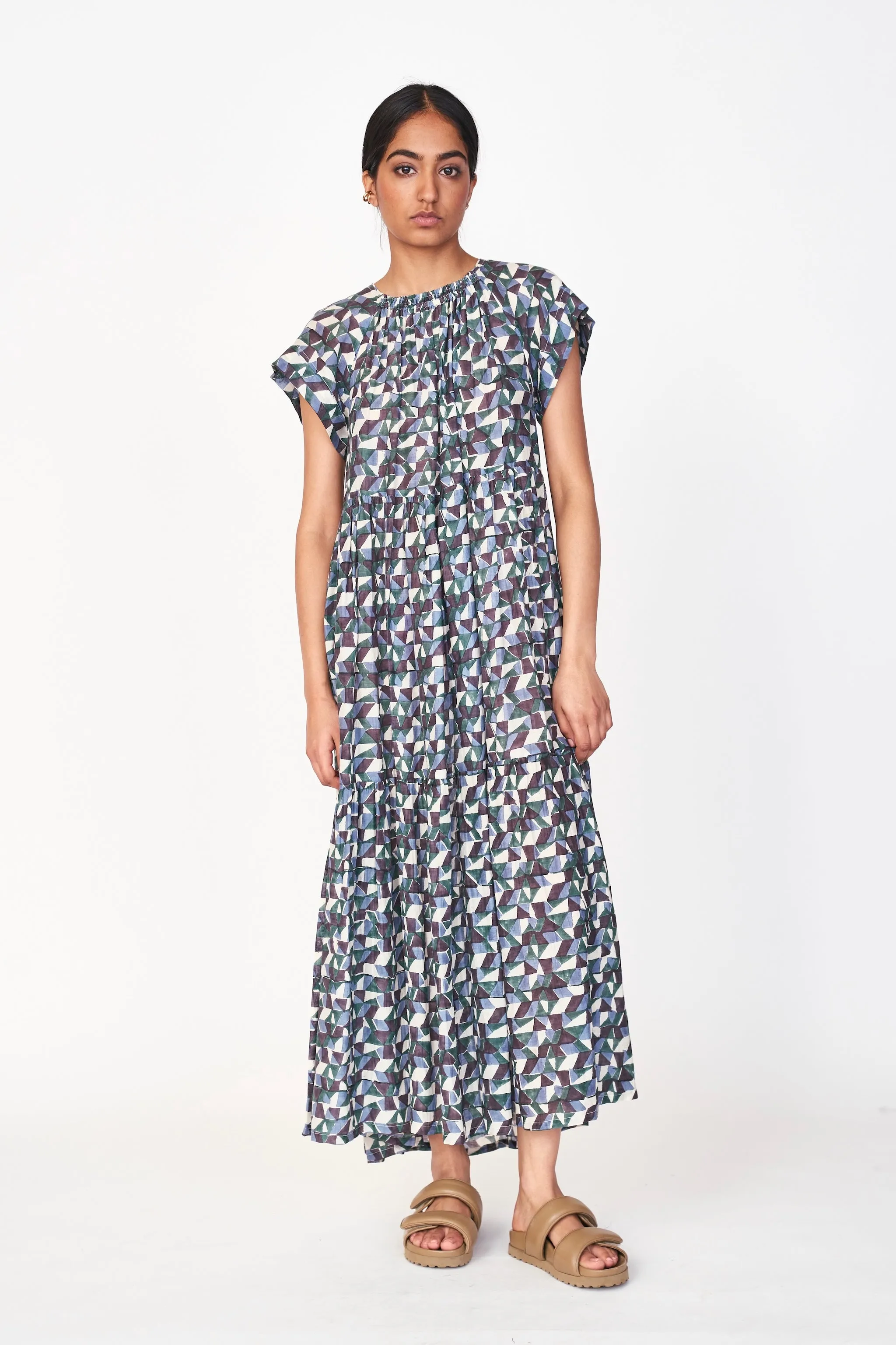 Vienna Maxi Dress in Seaglass in Aegean sold by Mirth product image thumbnail 3