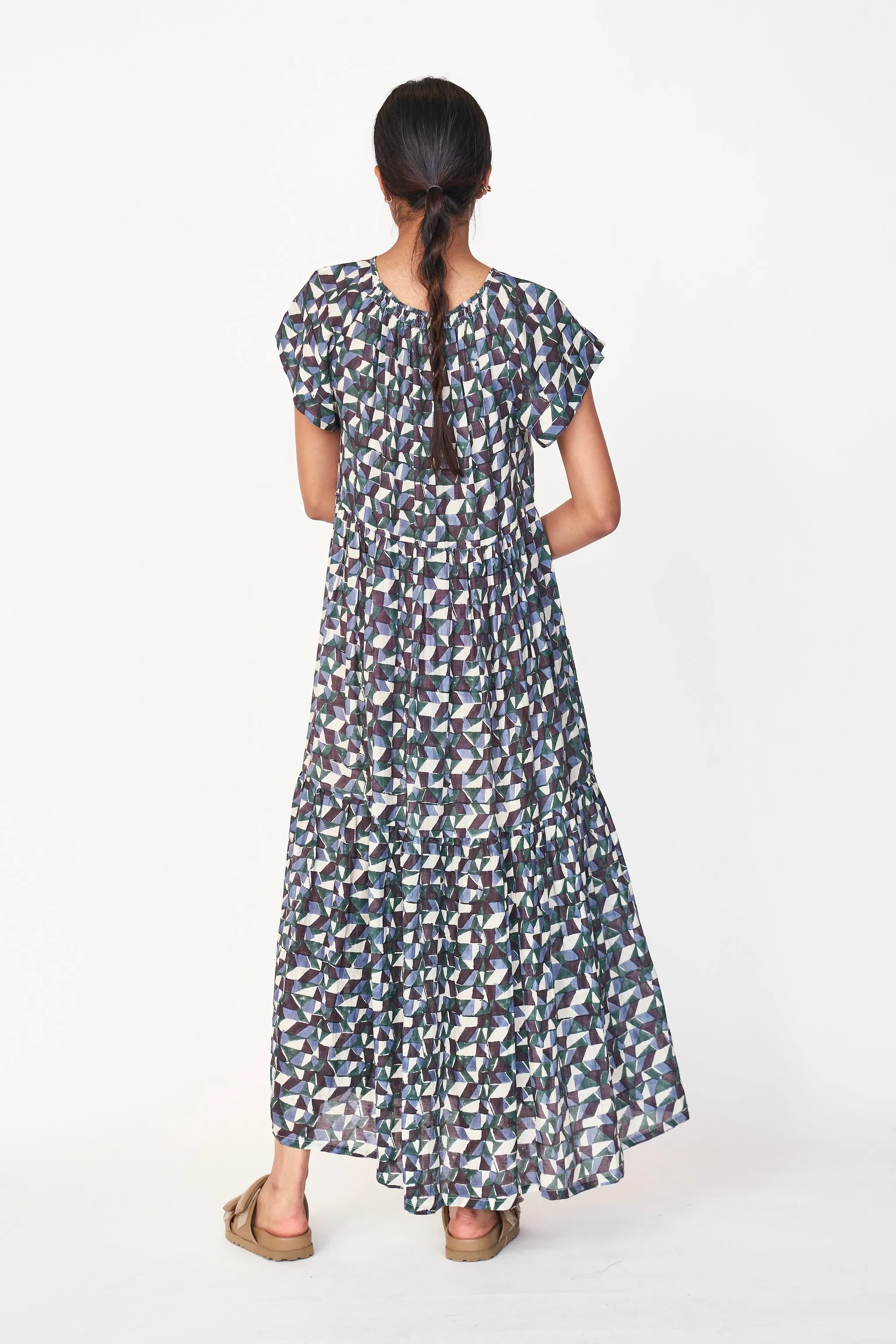 Vienna Maxi Dress in Seaglass in Aegean sold by Mirth product image thumbnail 5