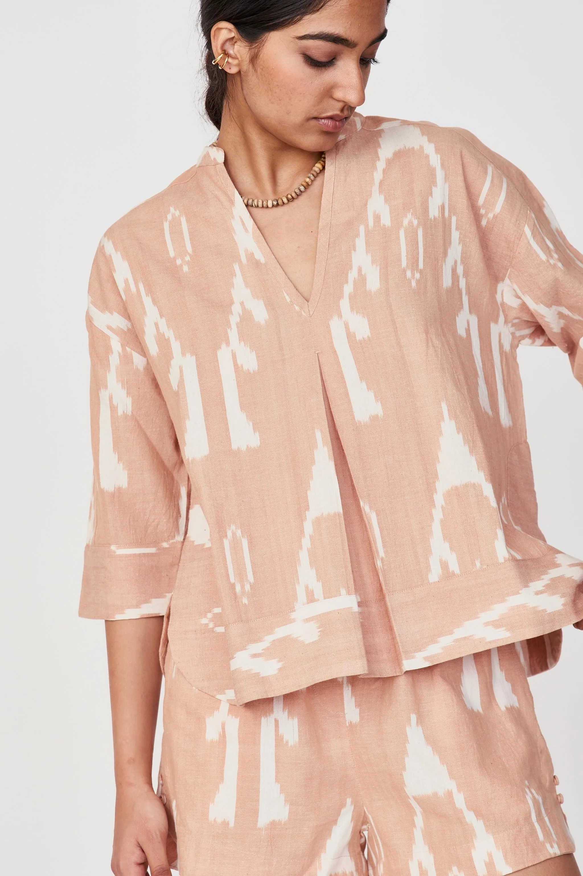 Camden Top in Conch Ikat sold by Mirth product image thumbnail 3