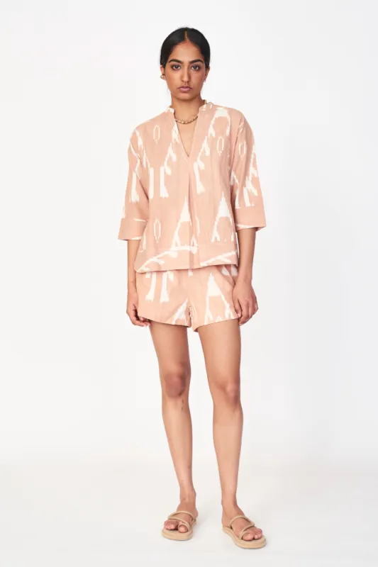 Camden Top in Conch Ikat sold by Mirth