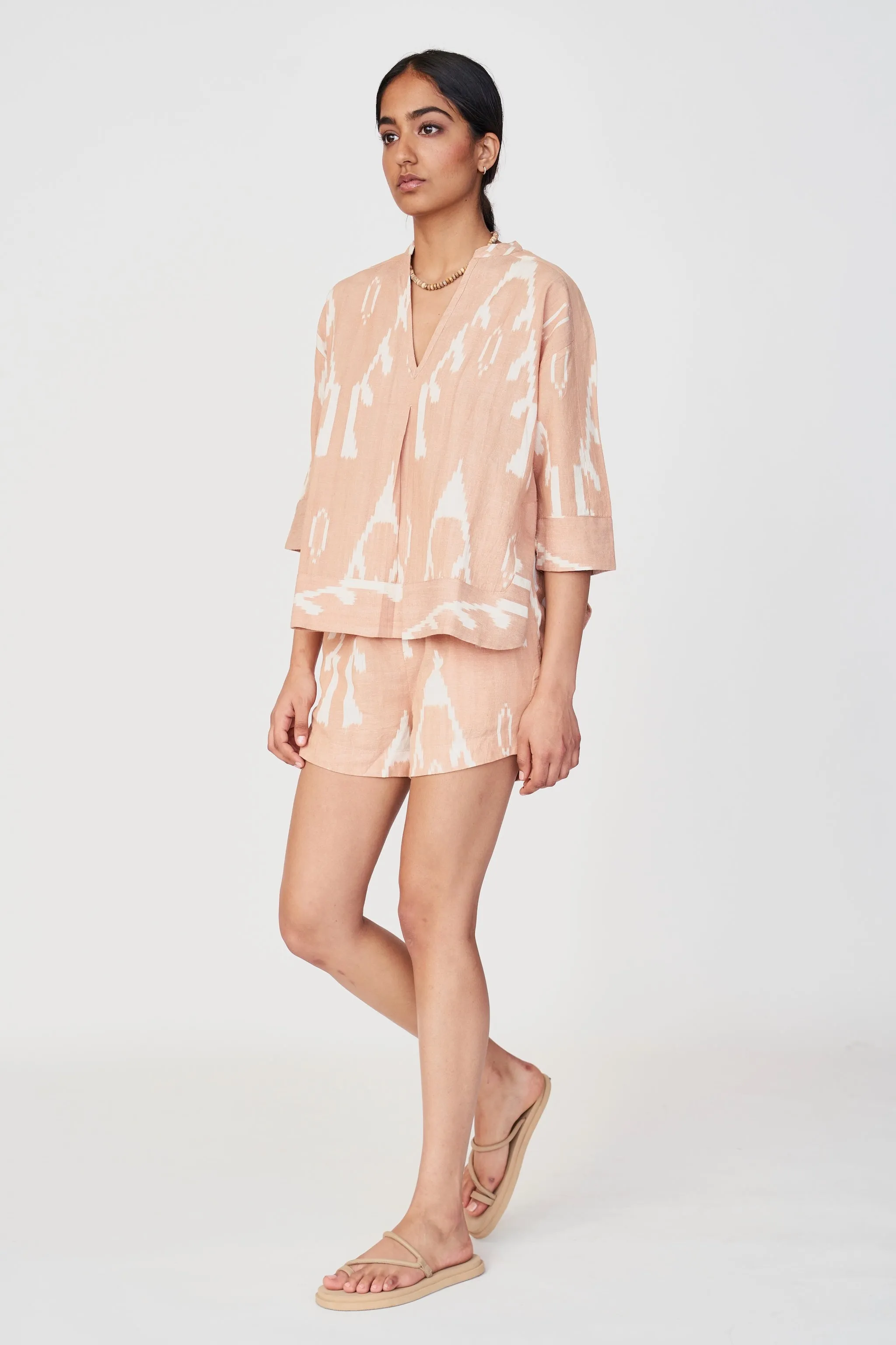 Camden Top in Conch Ikat sold by Mirth product image thumbnail 4