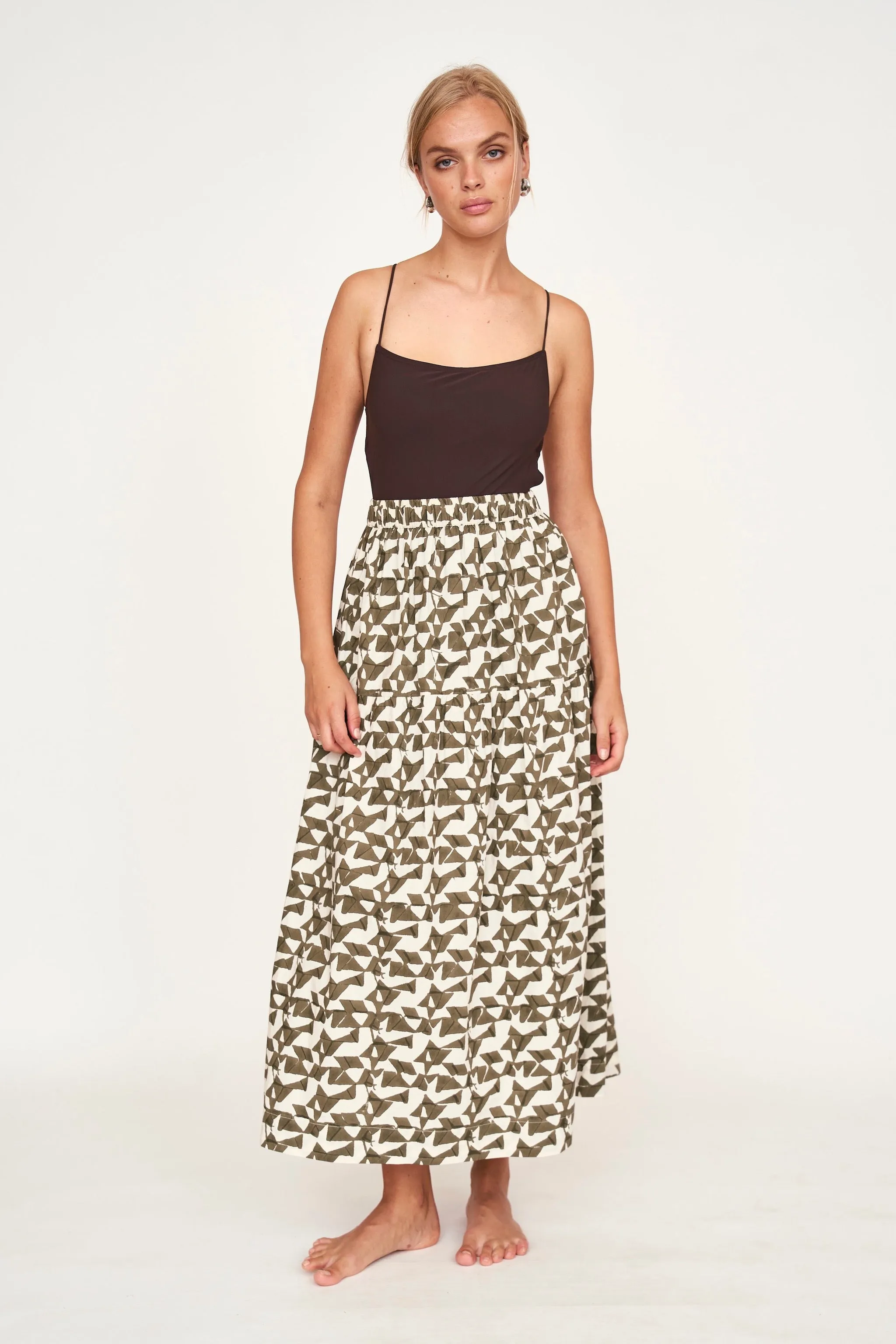 Brighton Skirt in Seaglass in Branch sold by Mirth