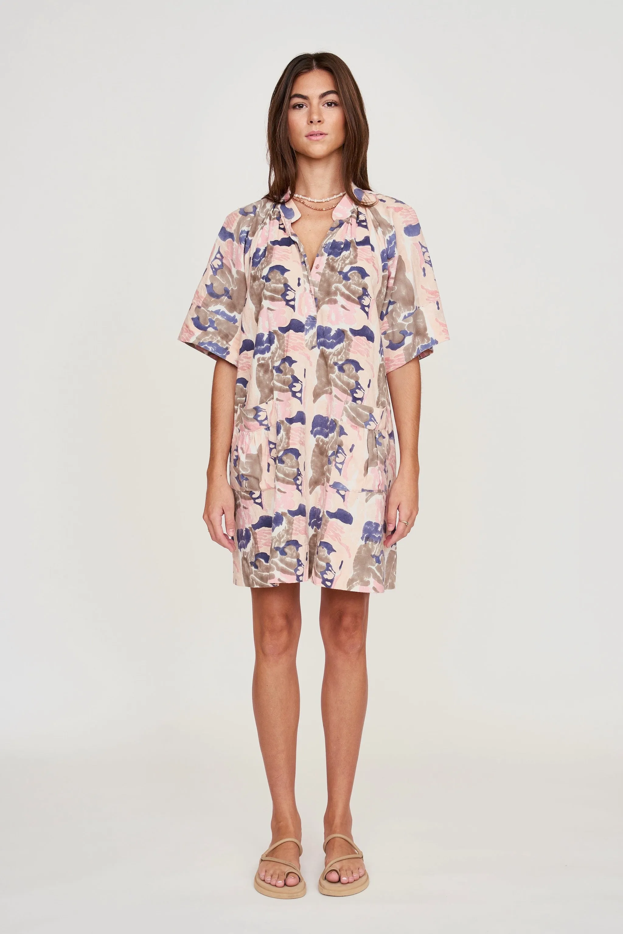 Faro Short Dress in Reef in Shortcake sold by Mirth product image thumbnail 2