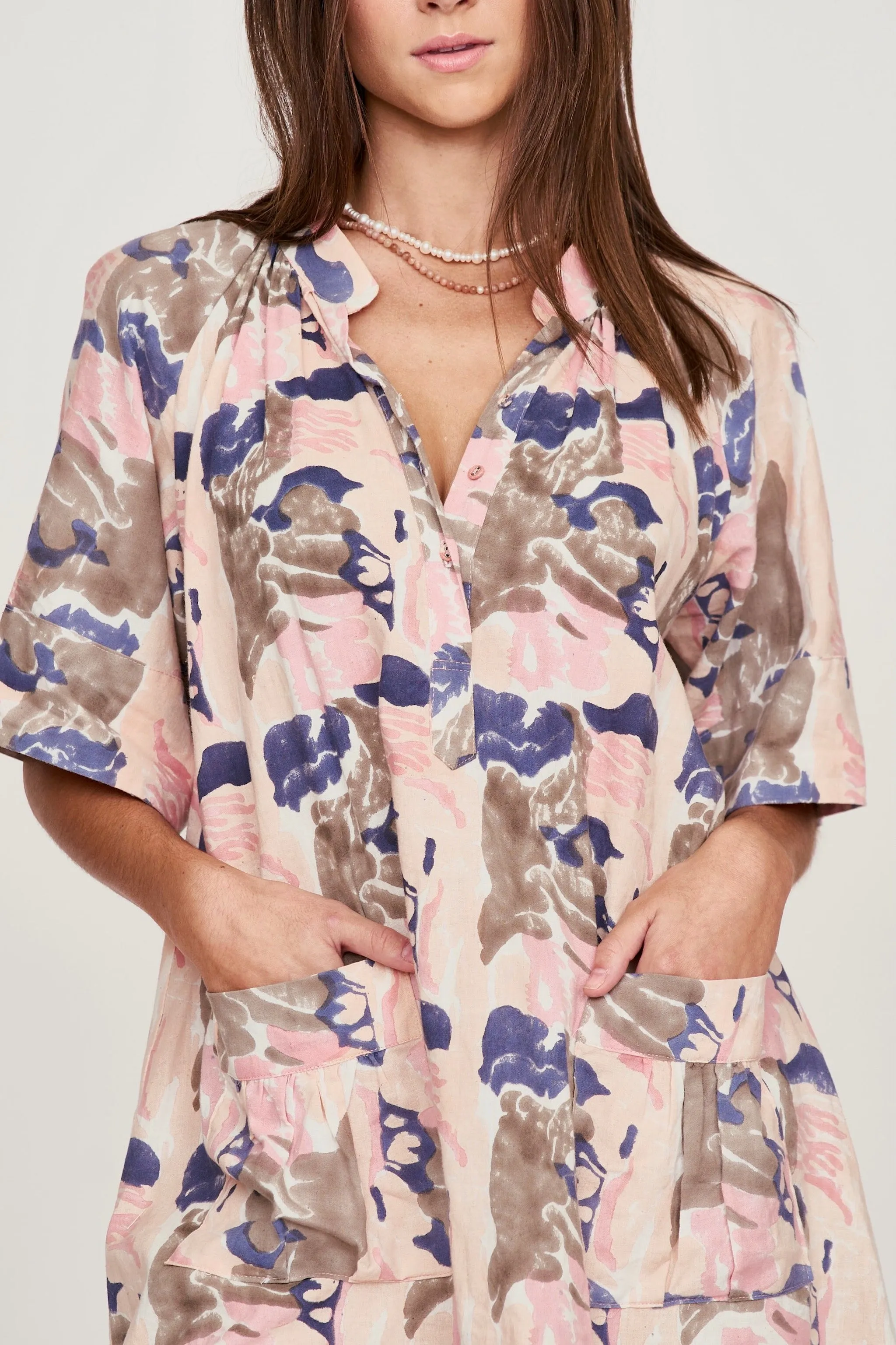 Faro Short Dress in Reef in Shortcake sold by Mirth product image thumbnail 4