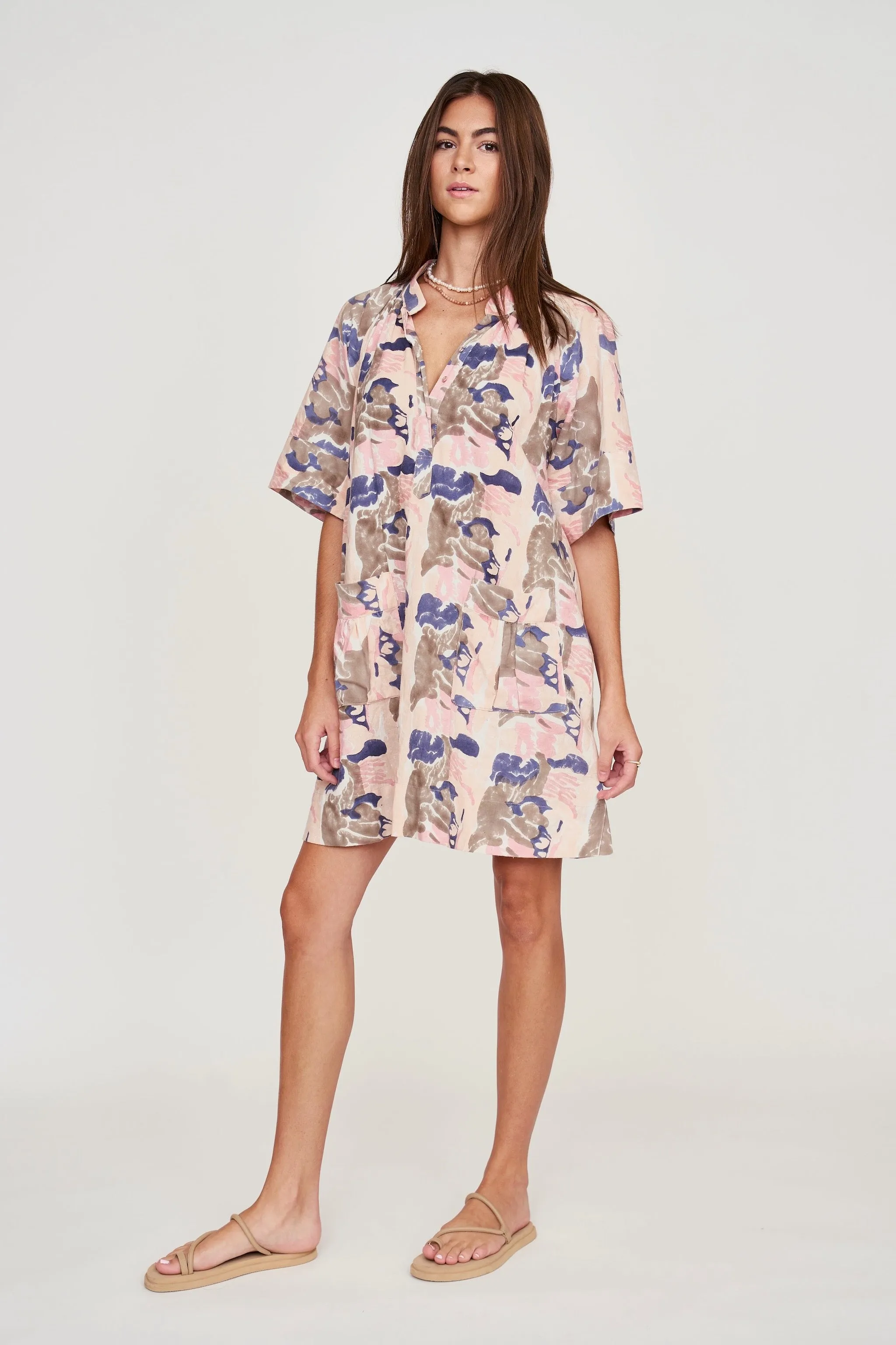 Faro Short Dress in Reef in Shortcake sold by Mirth product image thumbnail 5