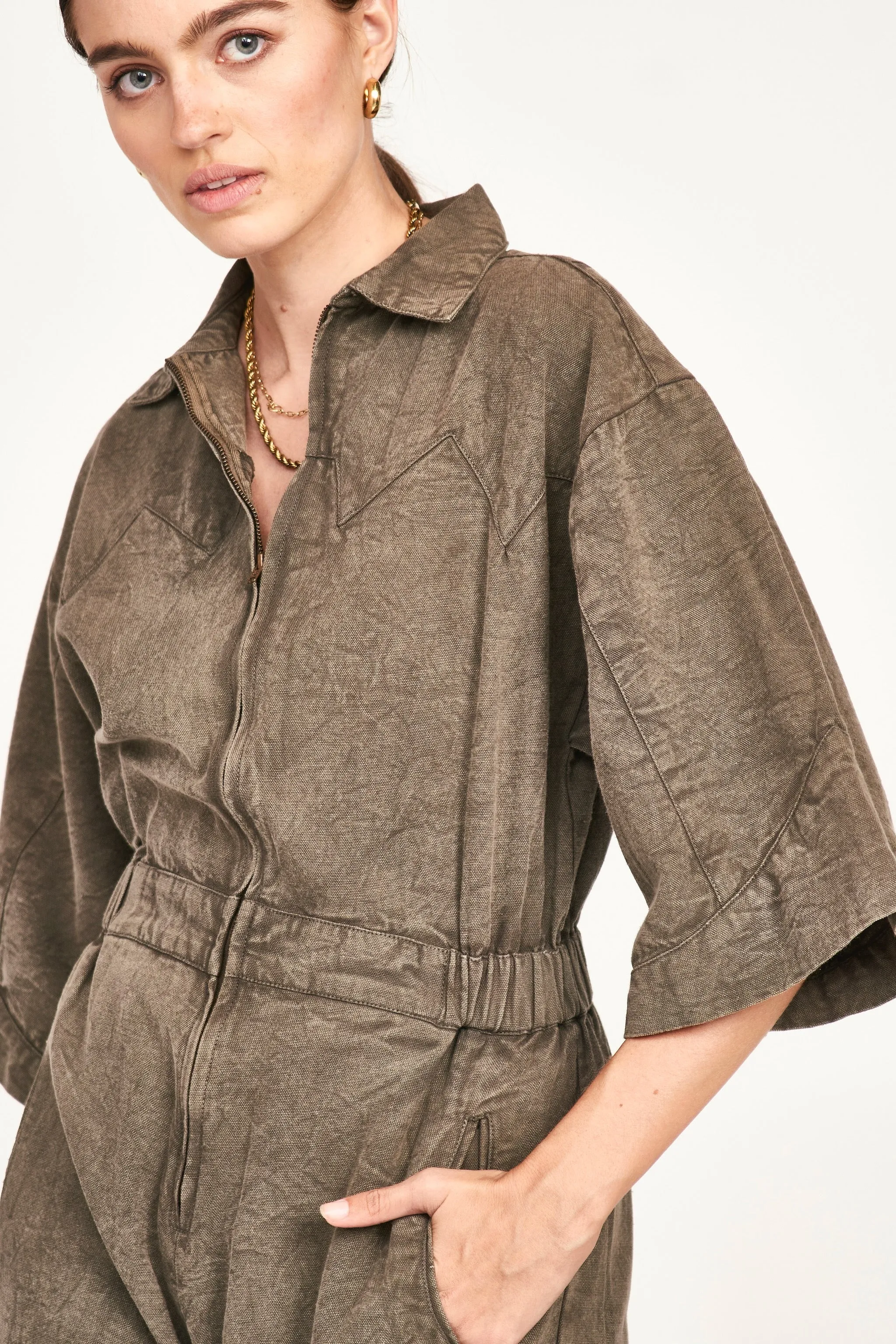 Terlingua Coveralls in Cavern Canvas sold by Mirth product image thumbnail 2