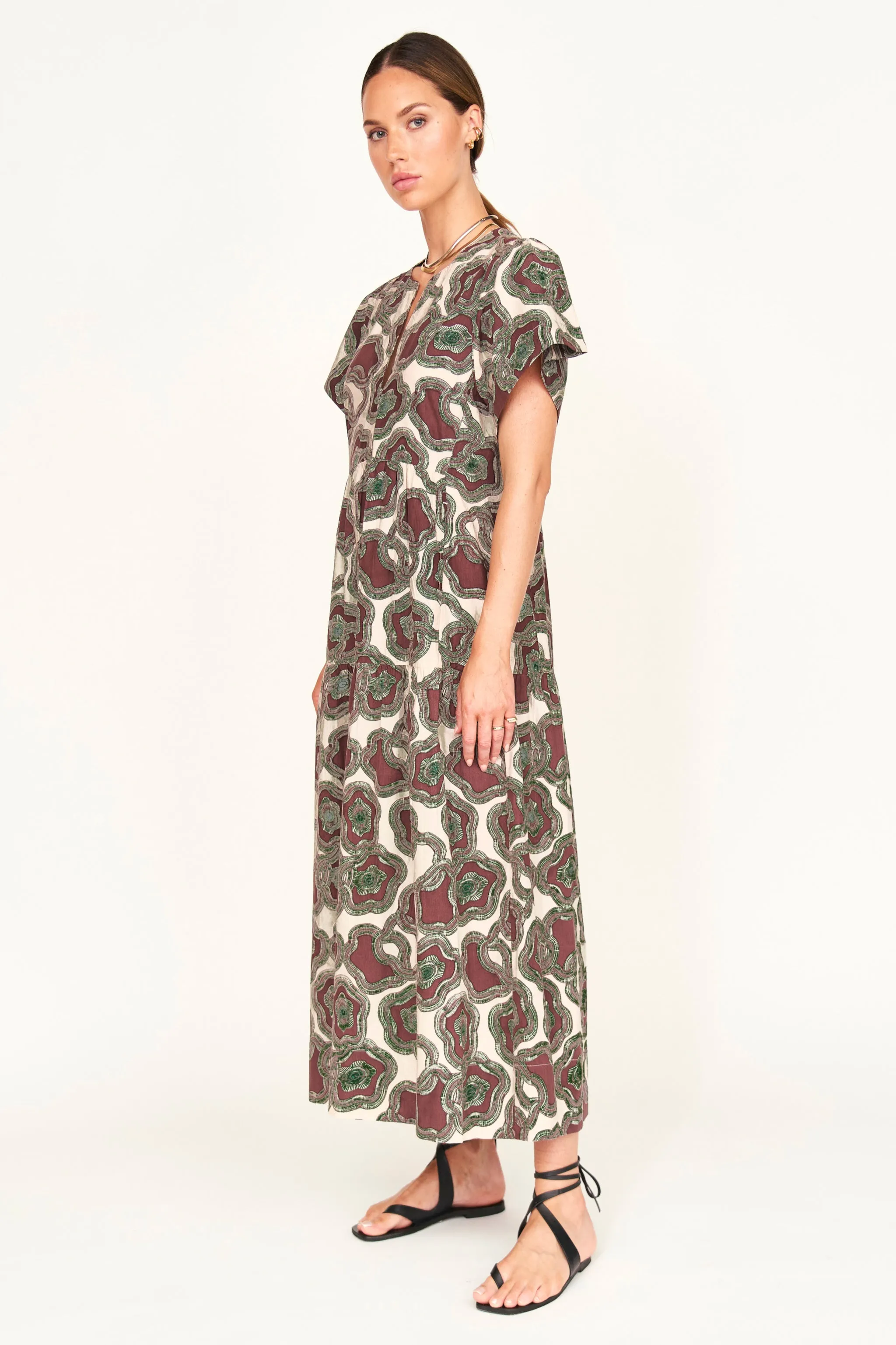 Beacon Hill Dress in Grappa Puddles sold by Mirth product image thumbnail 4