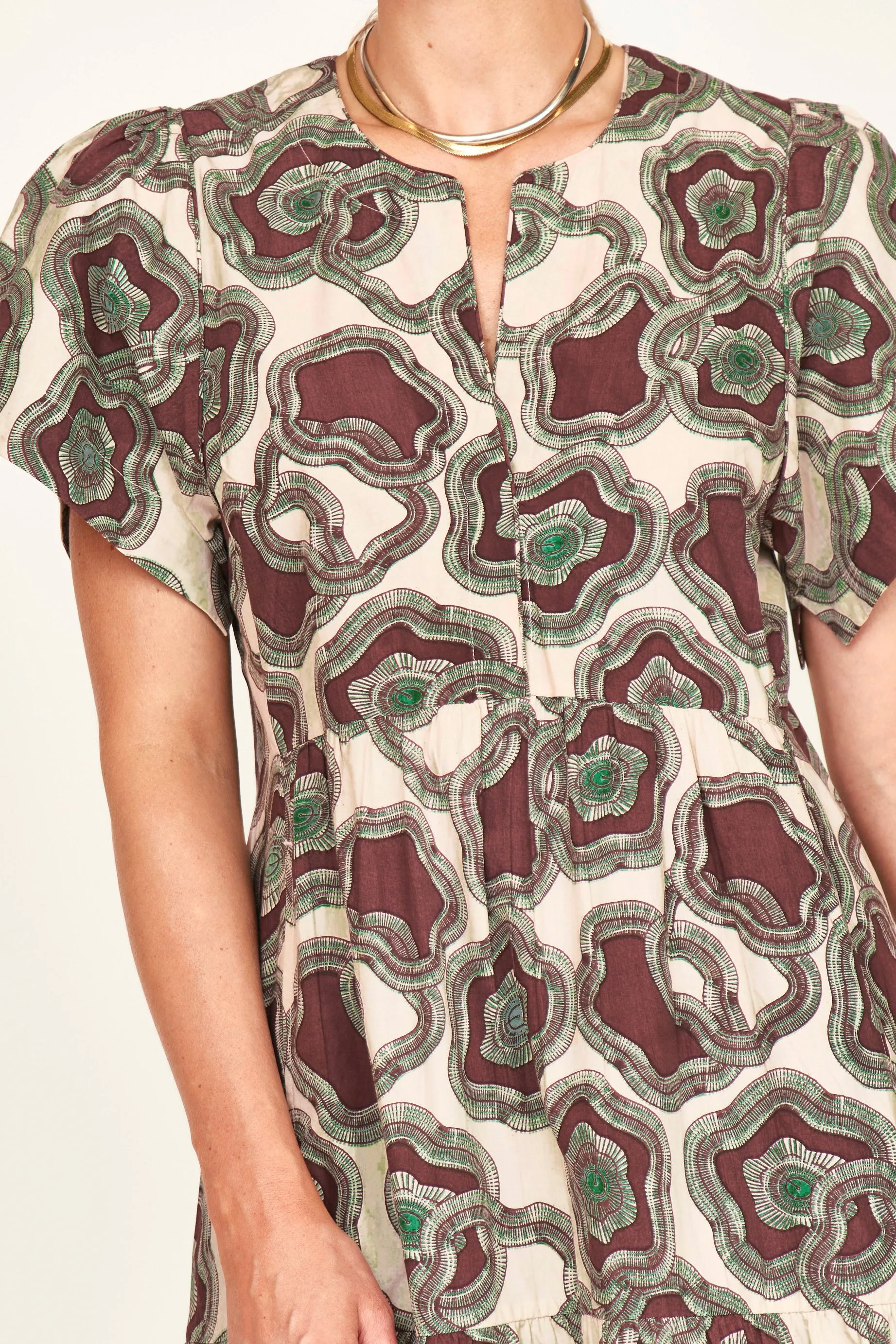 Beacon Hill Dress in Grappa Puddles sold by Mirth product image thumbnail 2