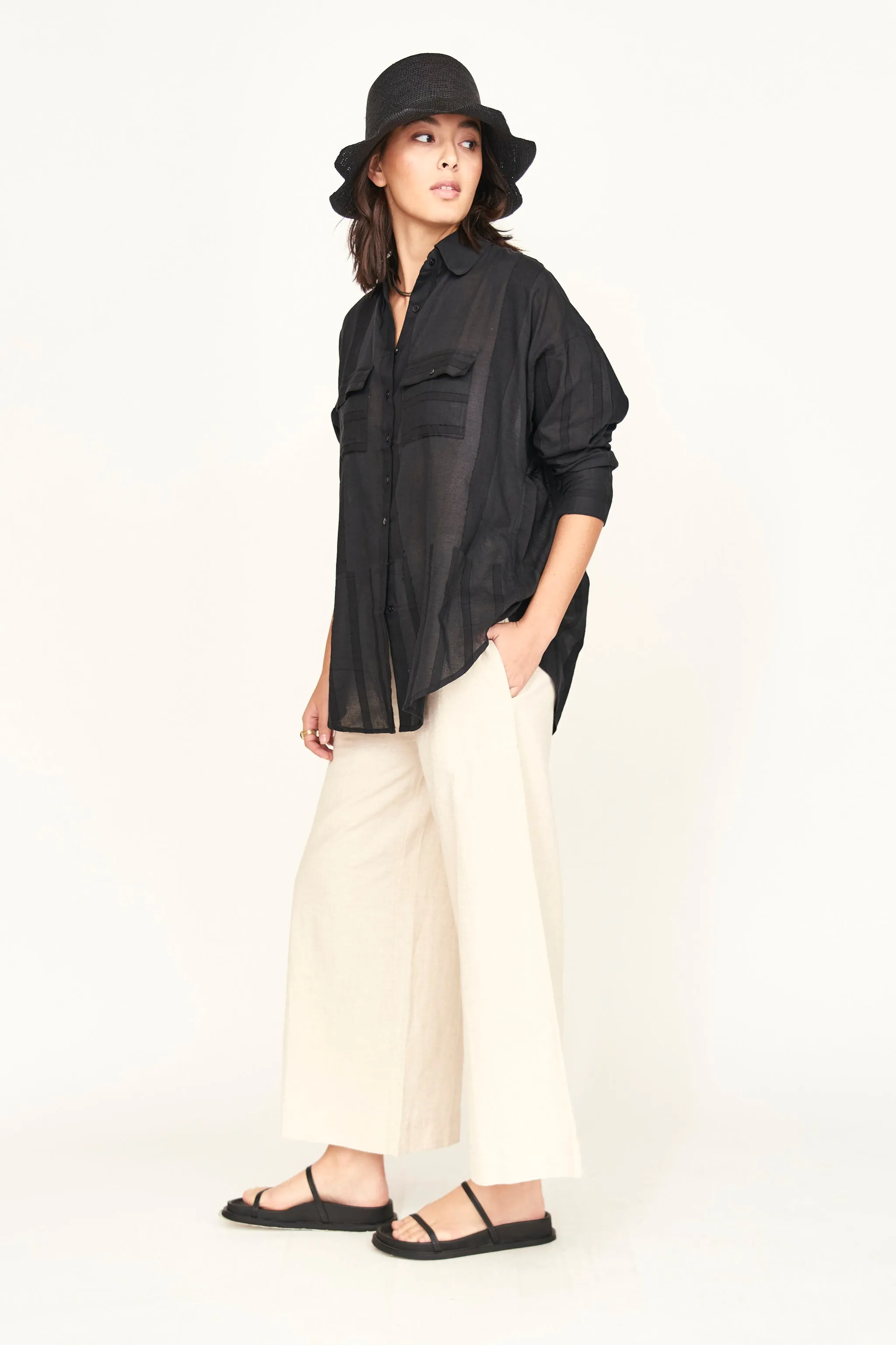 Kyoto Shirt in Black sold by Mirth product image thumbnail 3