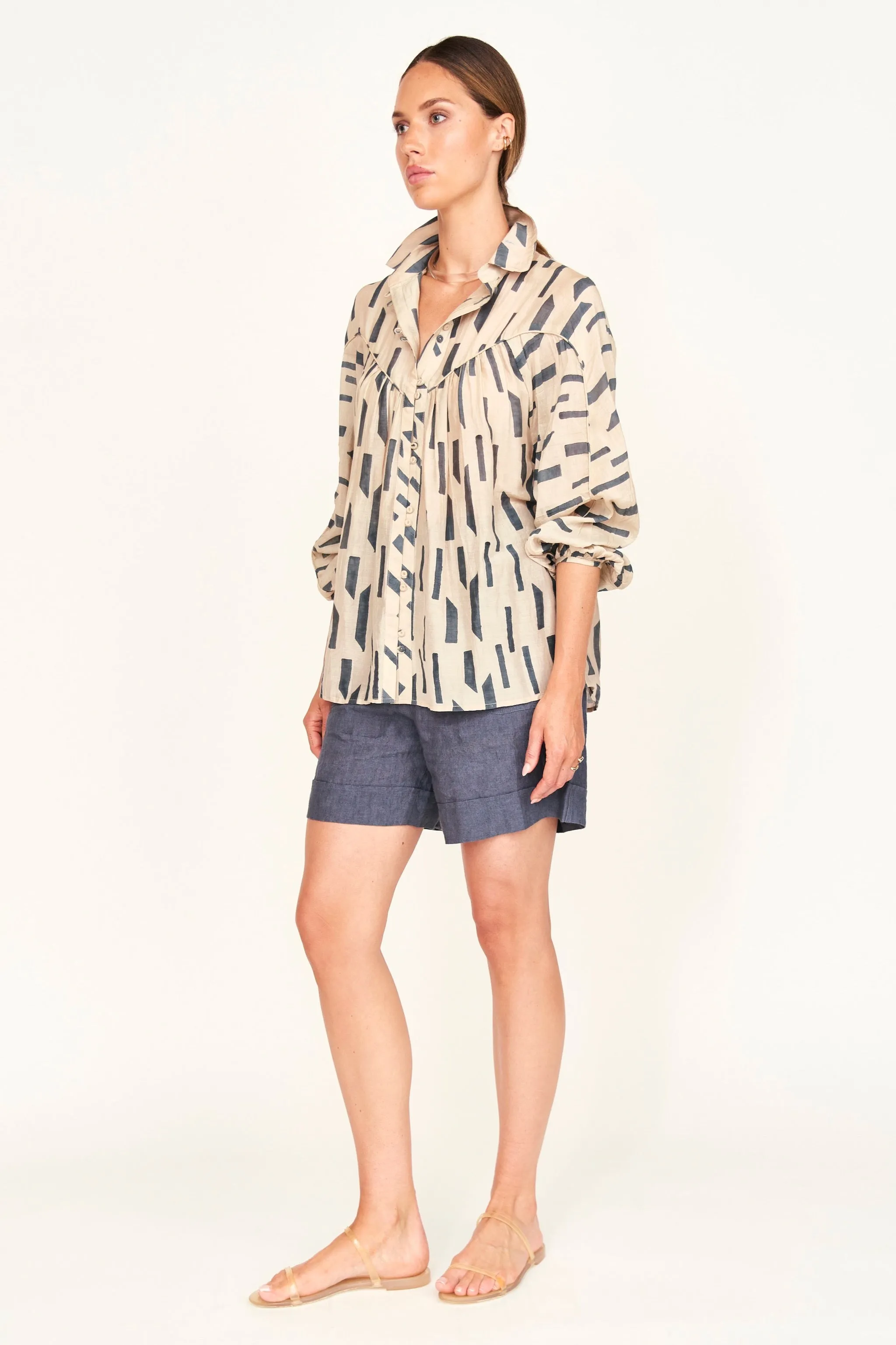 Midland Top in Parchment Rainfall sold by Mirth product image thumbnail 3