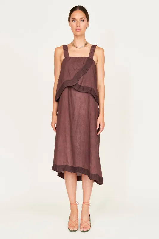 Nicobar Dress in Grappa Fossil sold by Mirth